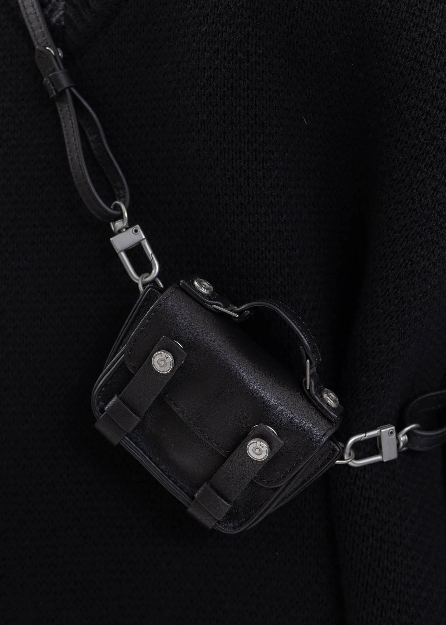 Black Micro "Euro-Preppy" Air Pods Case - Image 2
