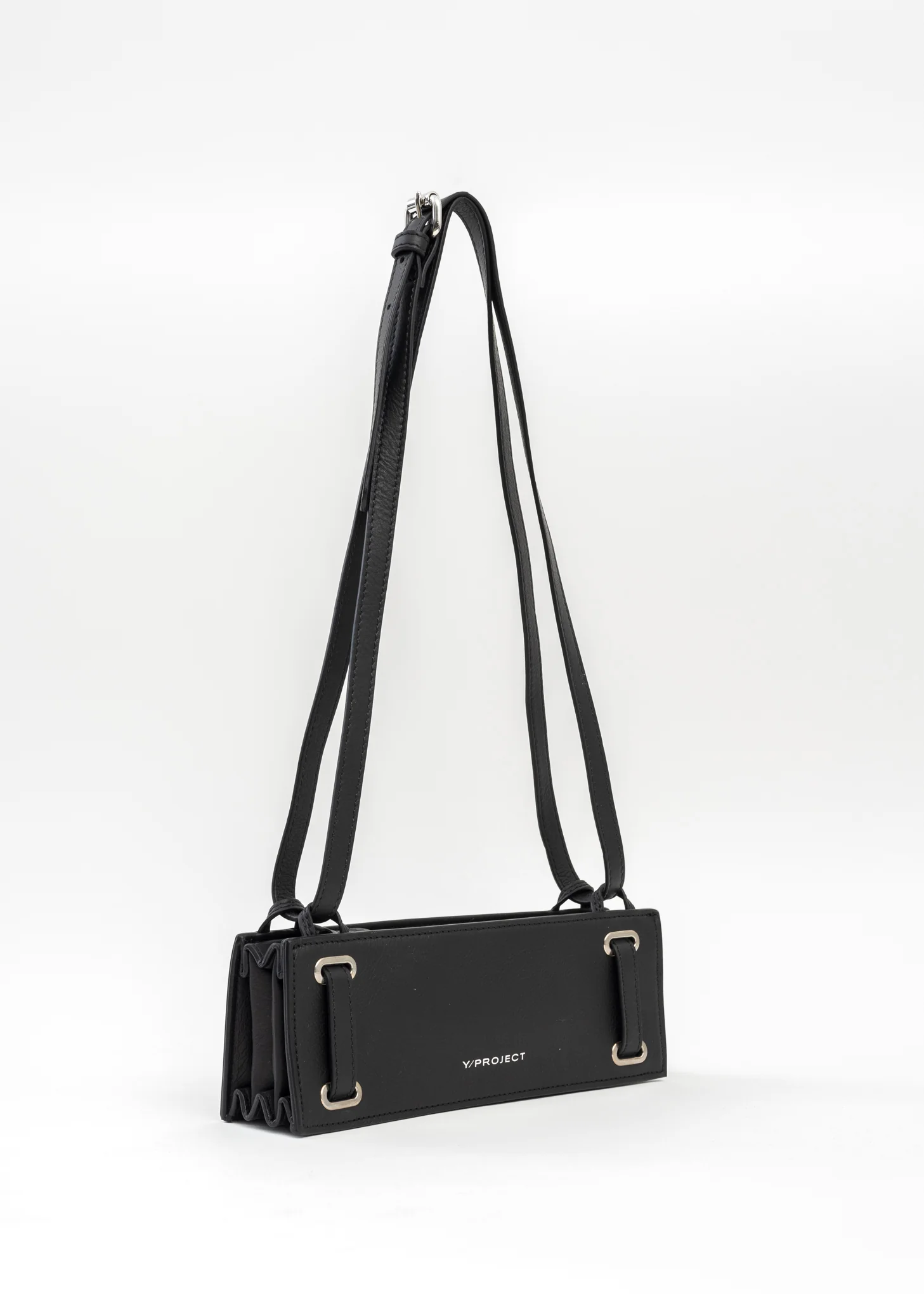 BLACK MINI ACCORDION BAG