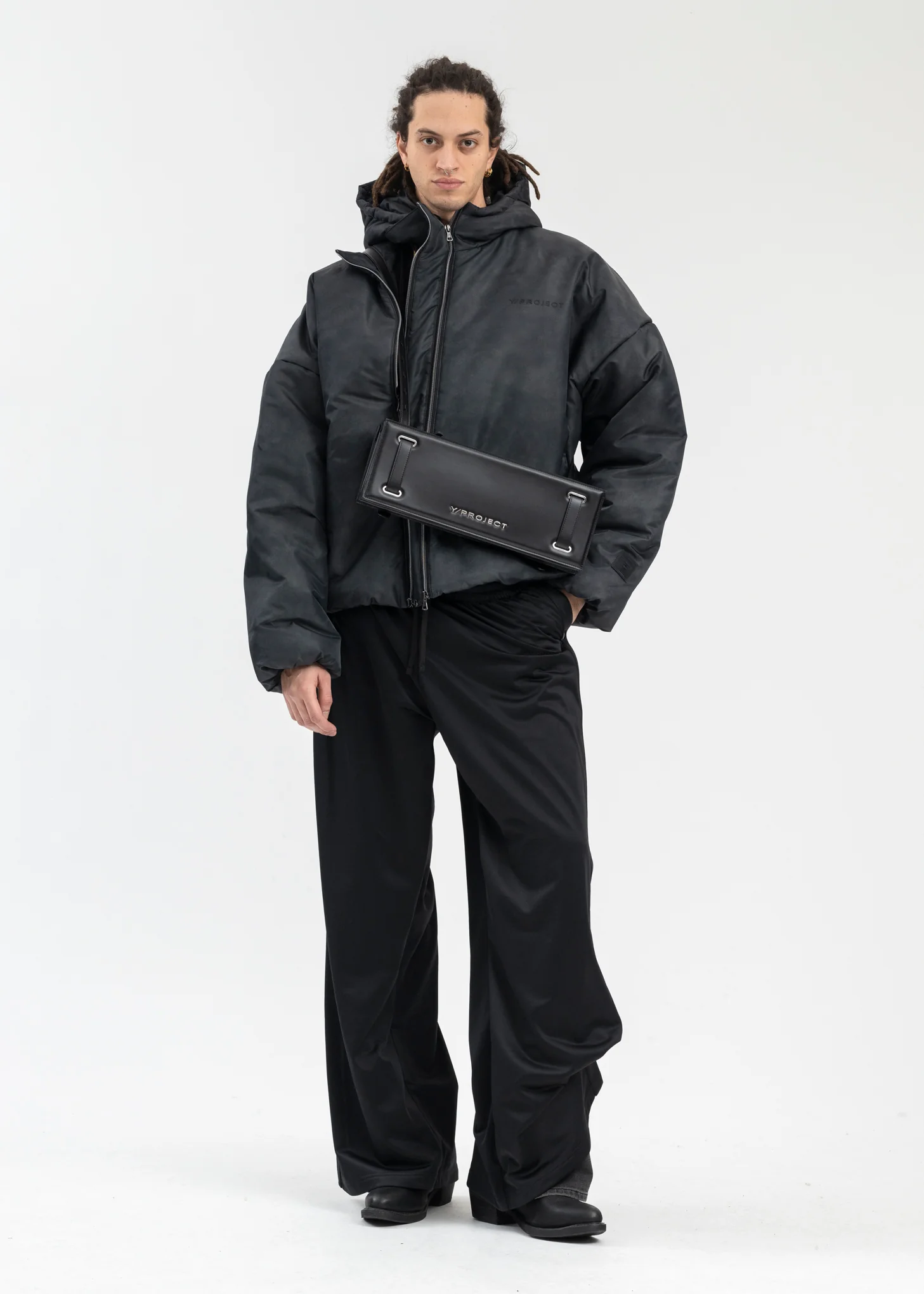 BLACK ACCORDION BAG - Image 5