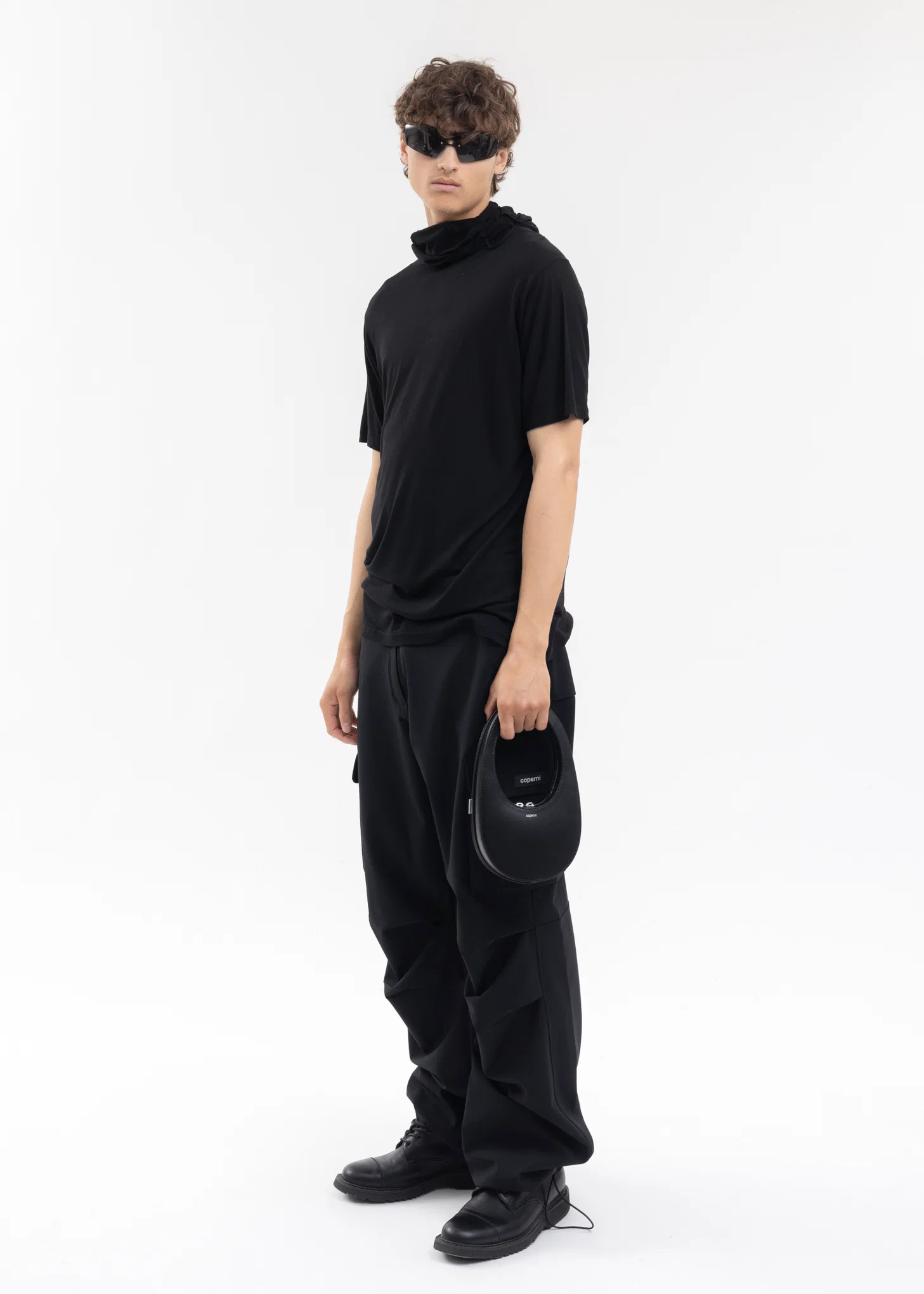 BLACK MINI SWIPE BAG - Image 3