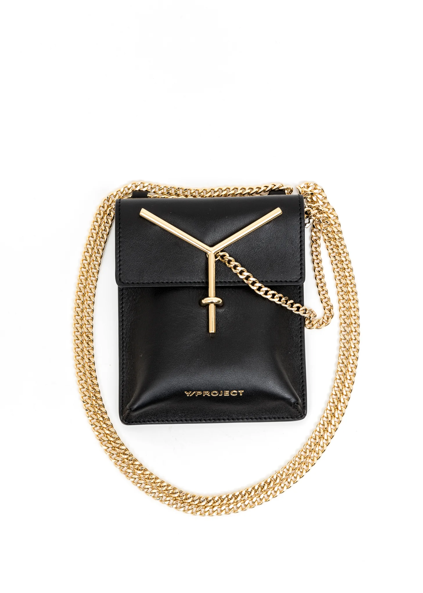 Black Mini Y Pochette Bag