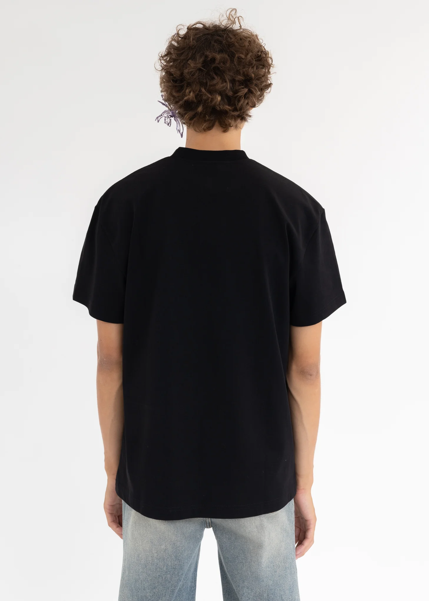 Black MINI Y ZIP T-Shirt - Image 4
