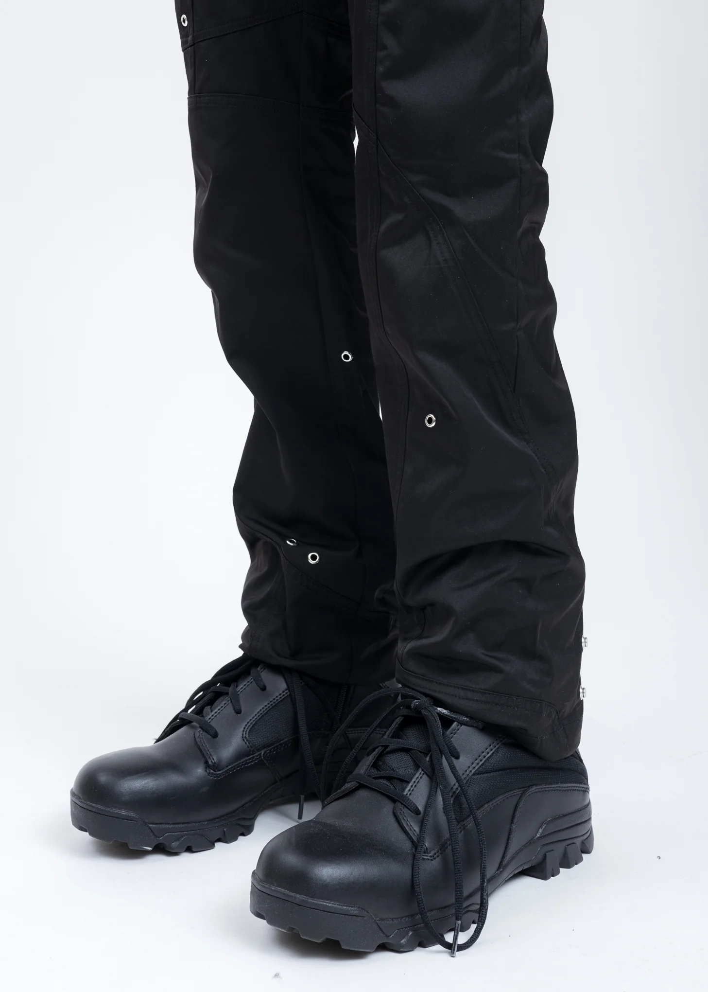 Black Minimal Trill Cargo Pants - Image 5