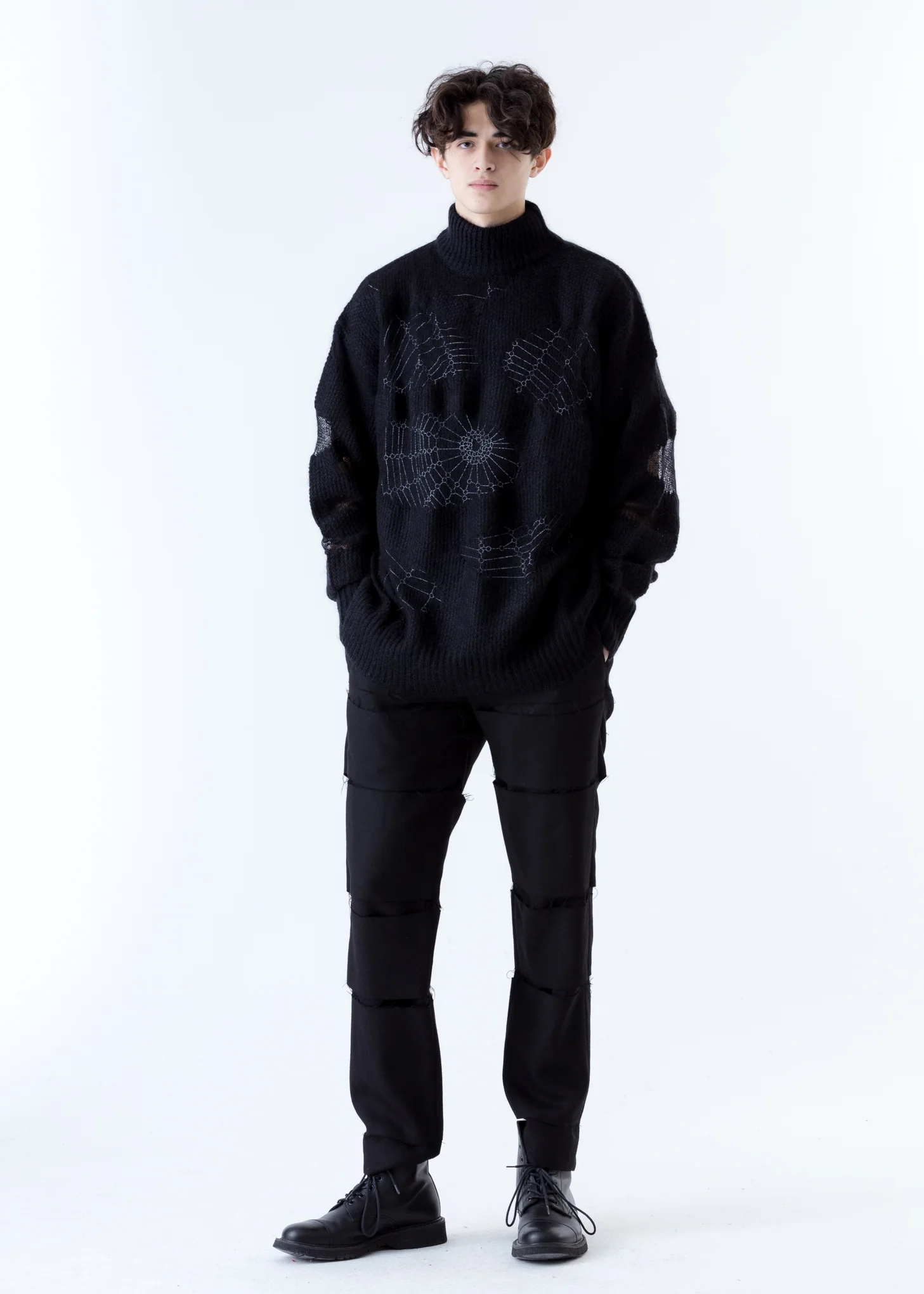 Black Mohair Vera Turtleneck - Image 6