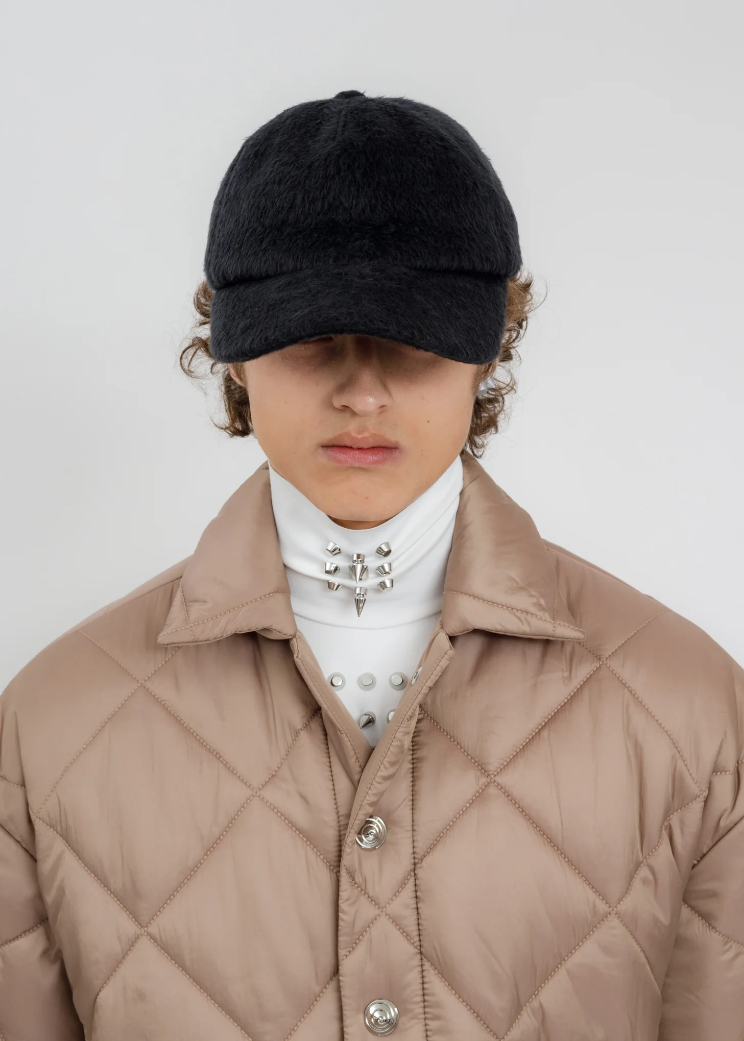 Black Mohair Zurry Cap - Image 3