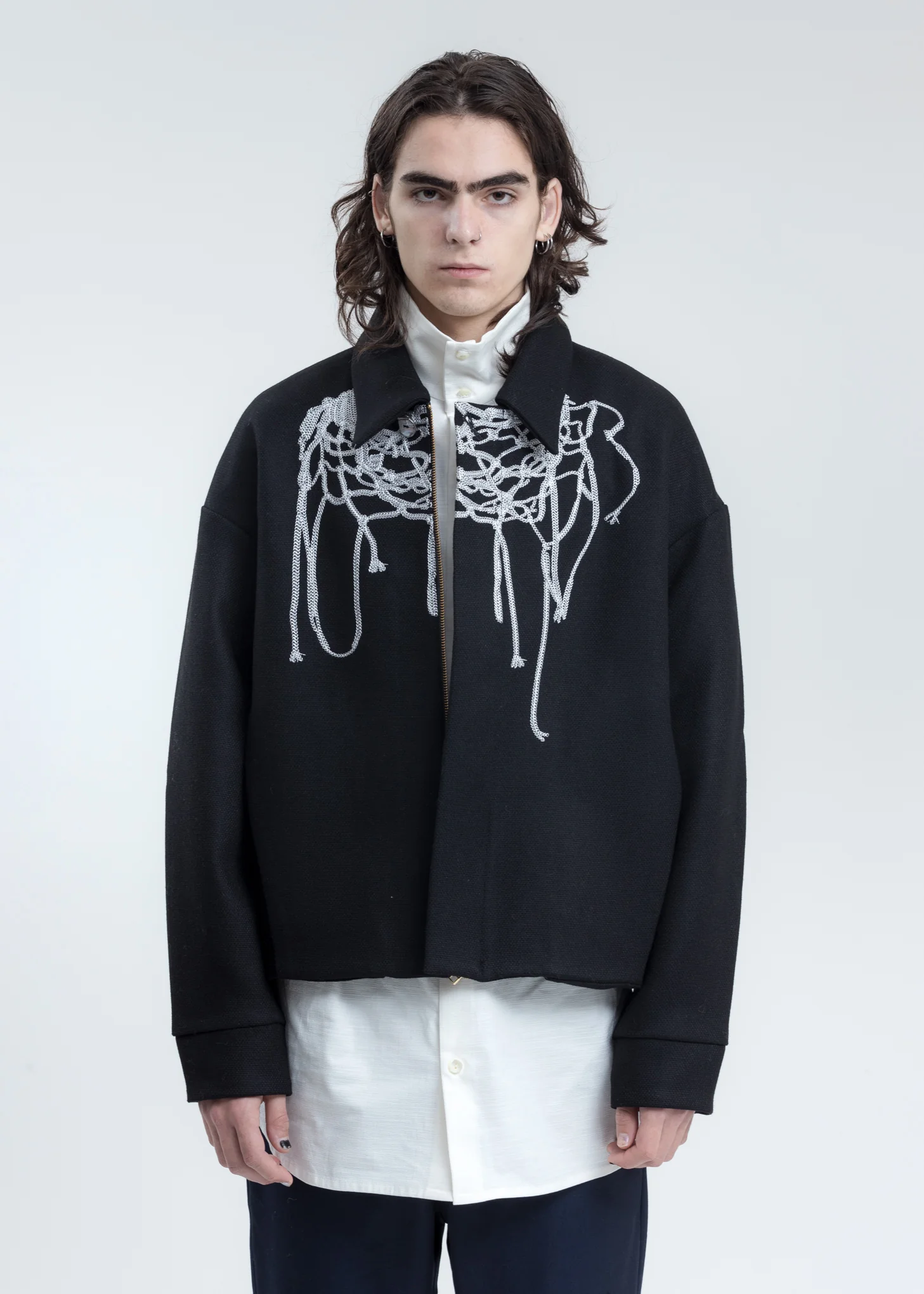 Black Monica Short Blouson - Image 6
