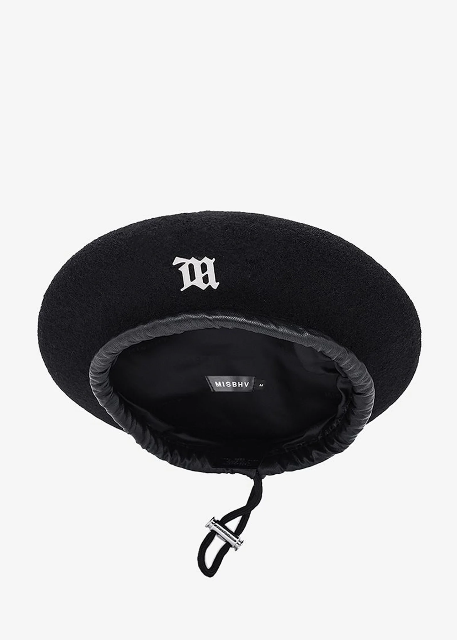 Black SIGNATURE WOOL Beret