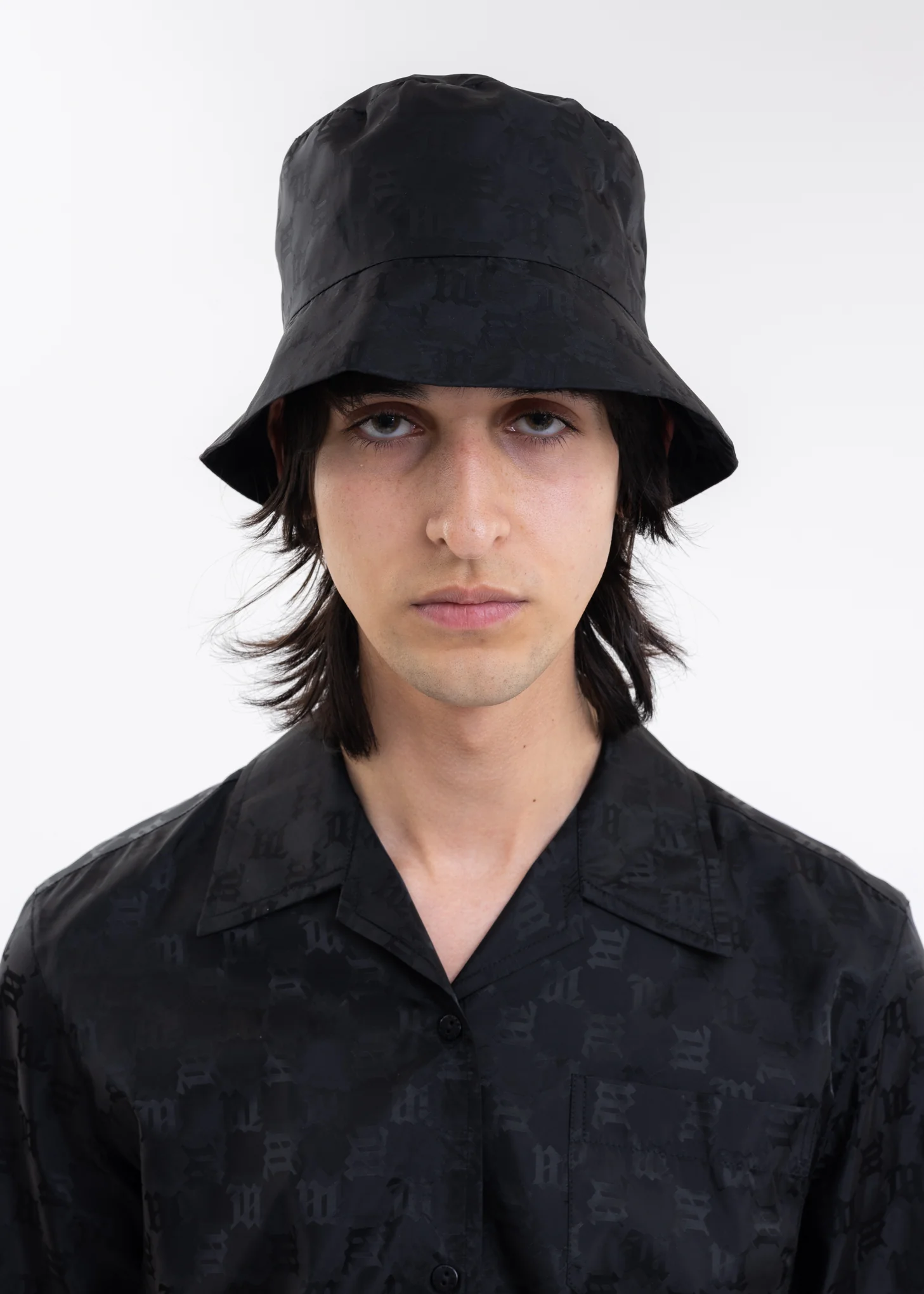 Black MONOGRAM NYLON Bucket Hat - Image 3