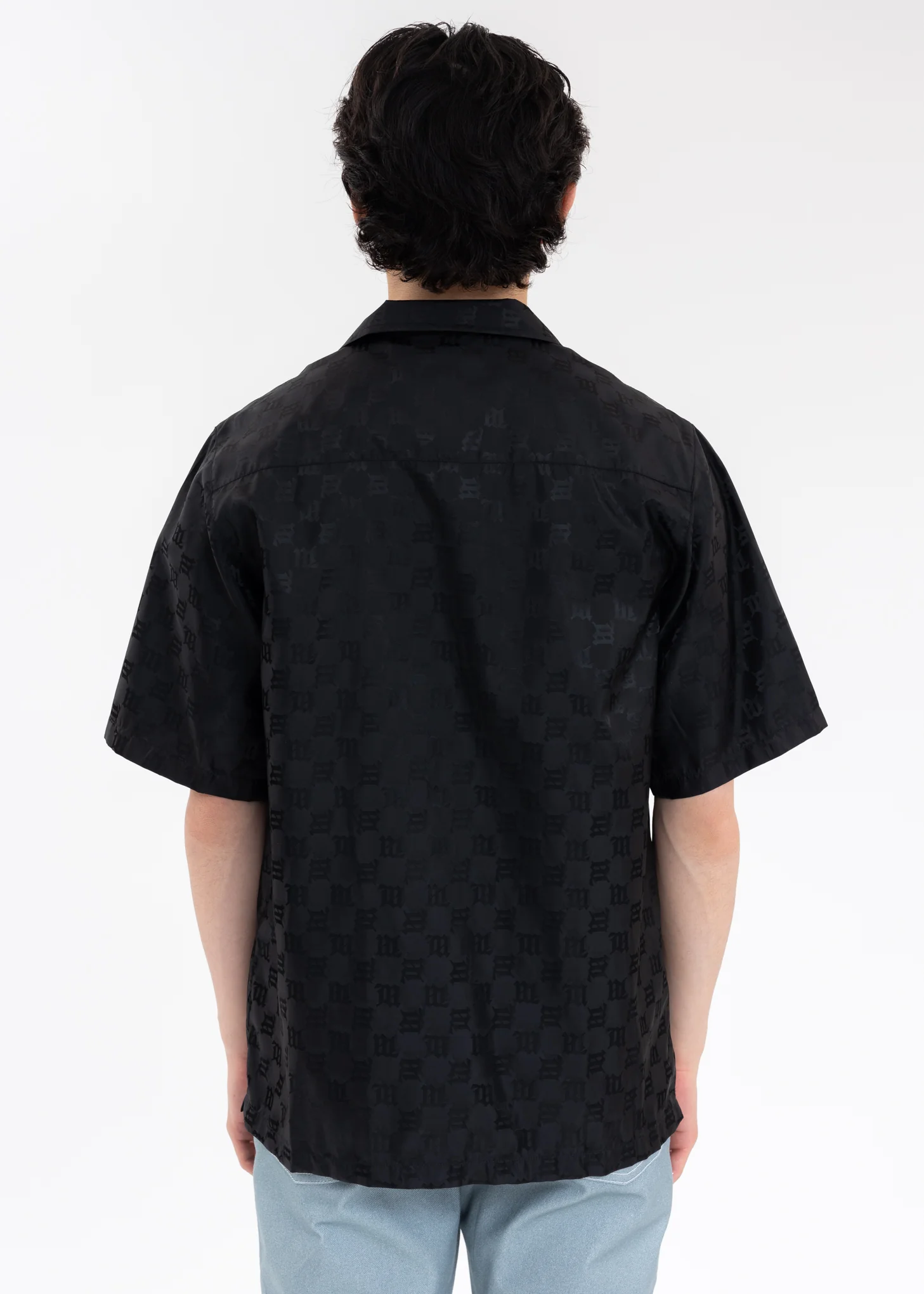 Black MONOGRAM NYLON Shirt - Image 3