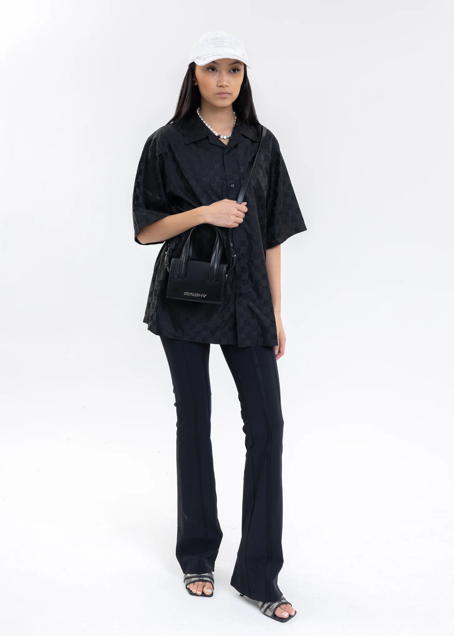 Black MONOGRAM NYLON Shirt - Image 5