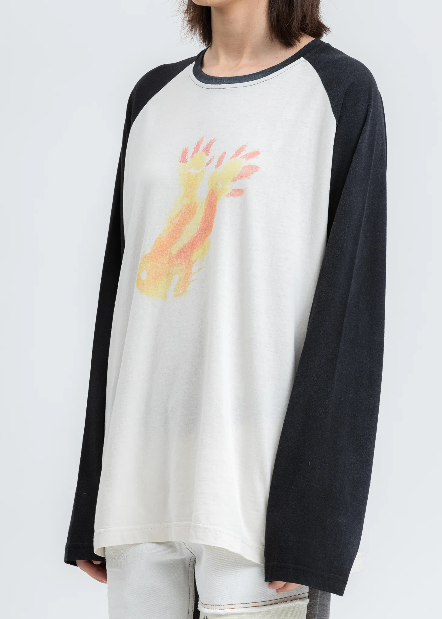 Black Monster Long Sleeve Raglan Shirt - Image 3