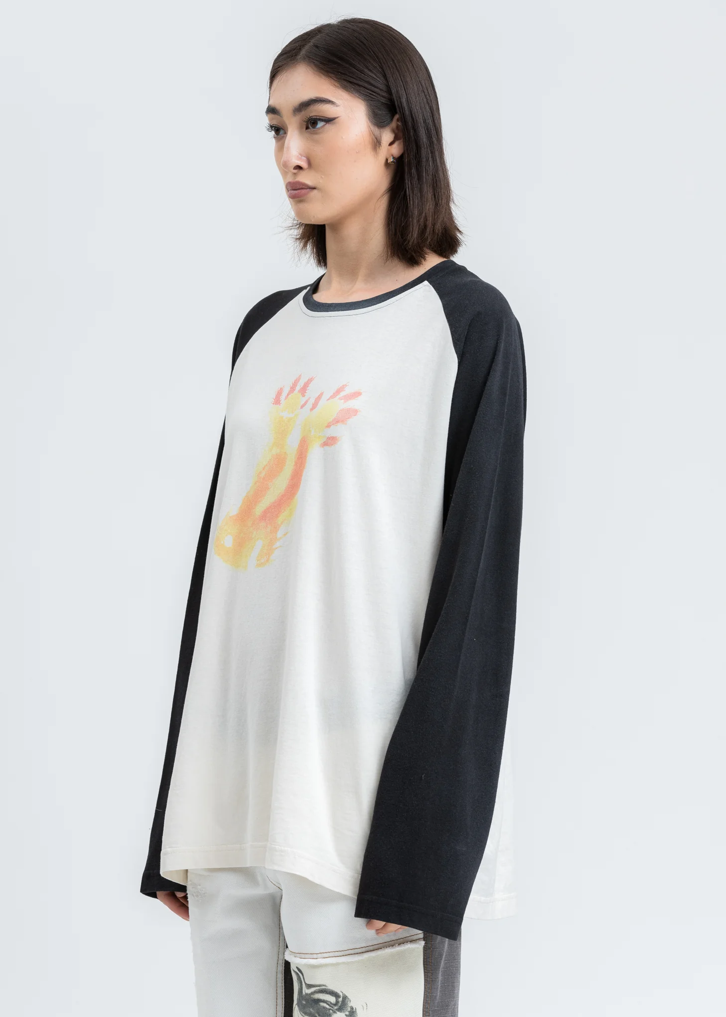 Black Monster Long Sleeve Raglan Shirt - Image 4