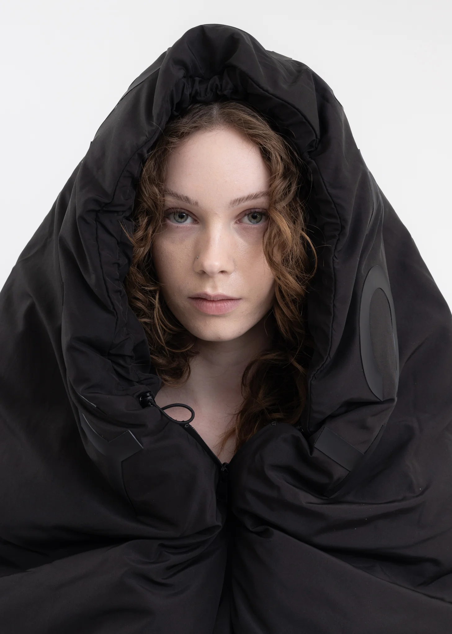 BLACK MONSTER PUFFER JACKET - Image 4