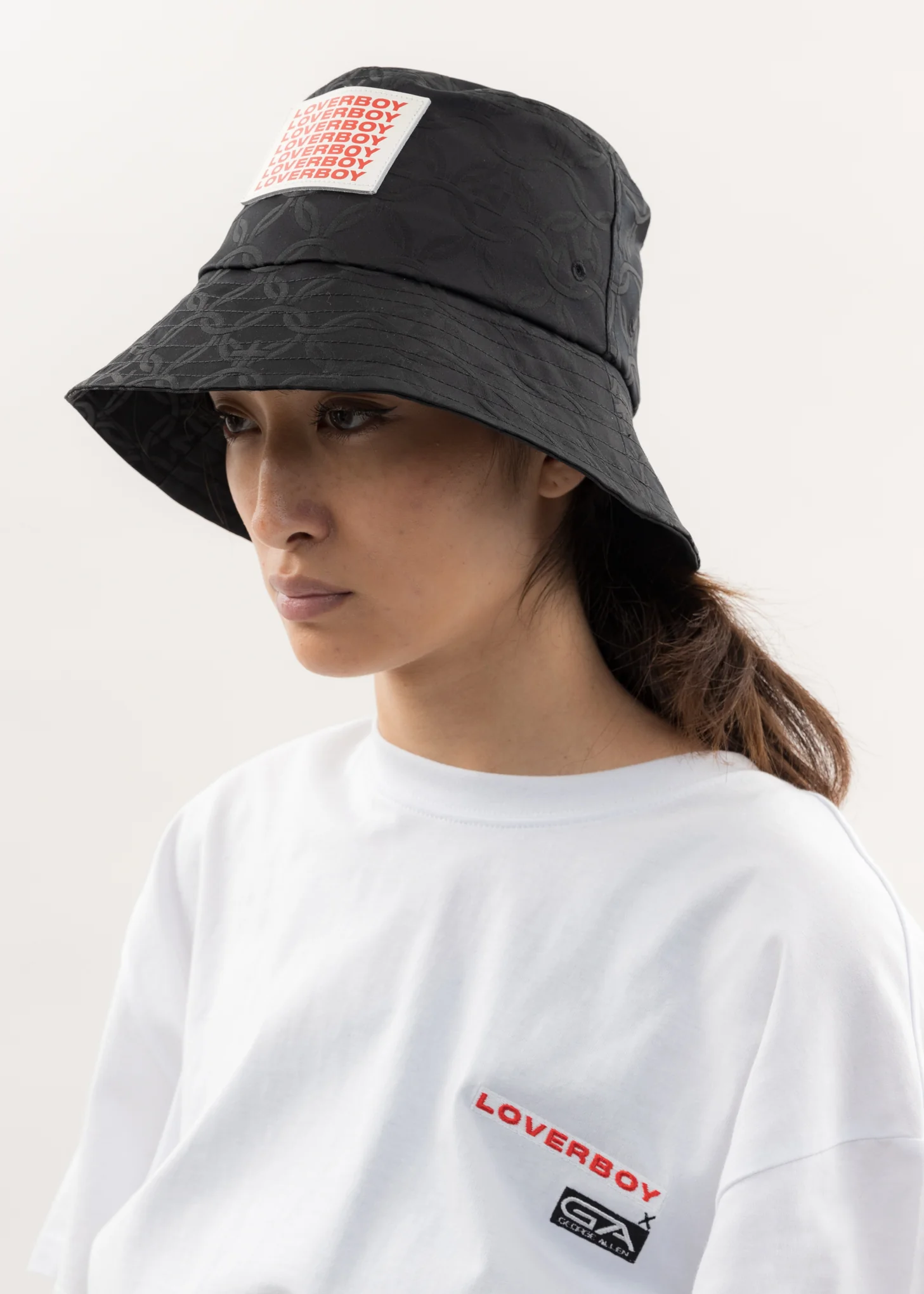 Black MOONLIGHT PRINT Bucket Hat - Image 2