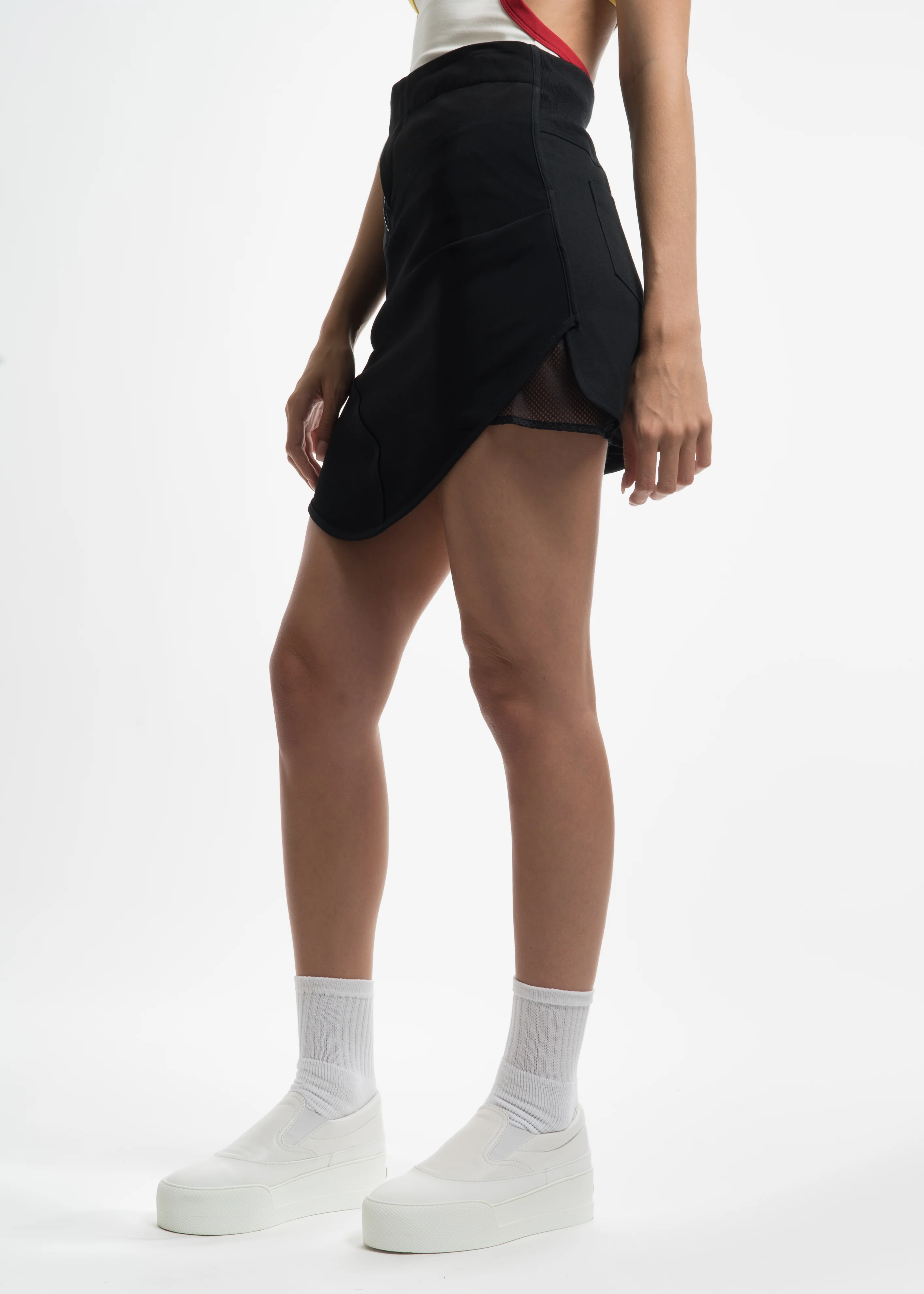 Black Motorcross Skirt - Image 3