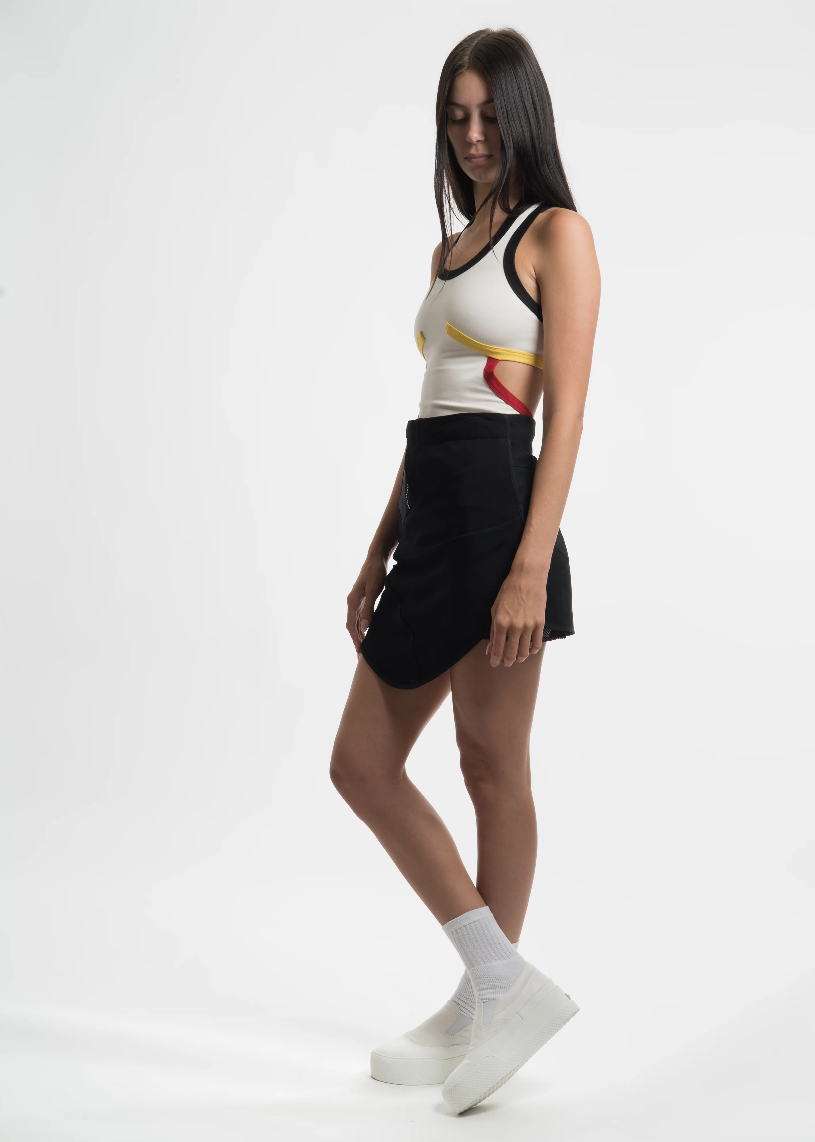 Black Motorcross Skirt - Image 9