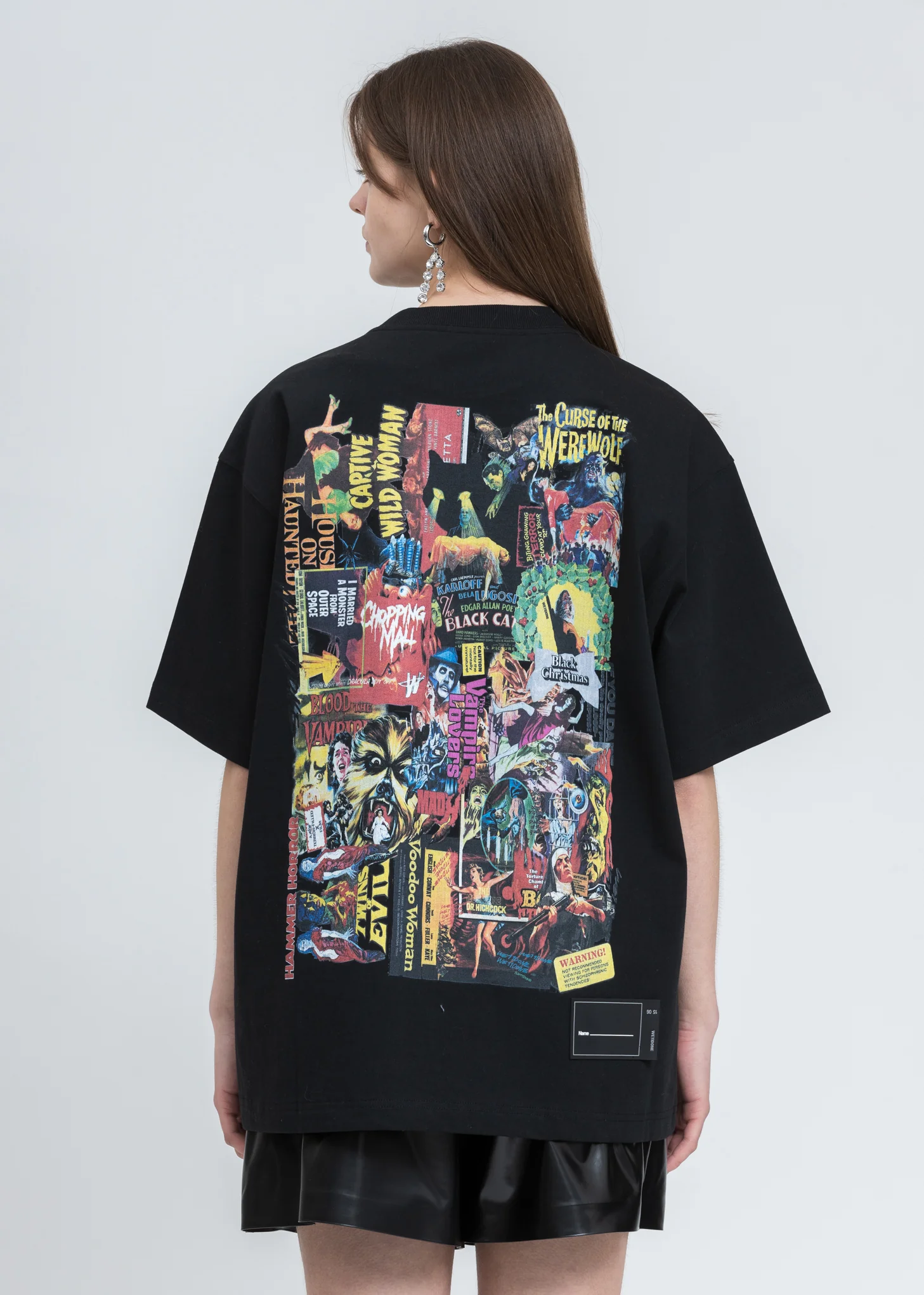 Black Movie Collage T-Shirt