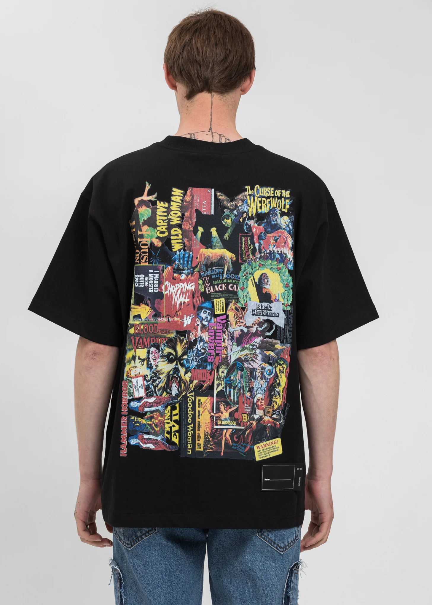 Black Movie Collage T-Shirt