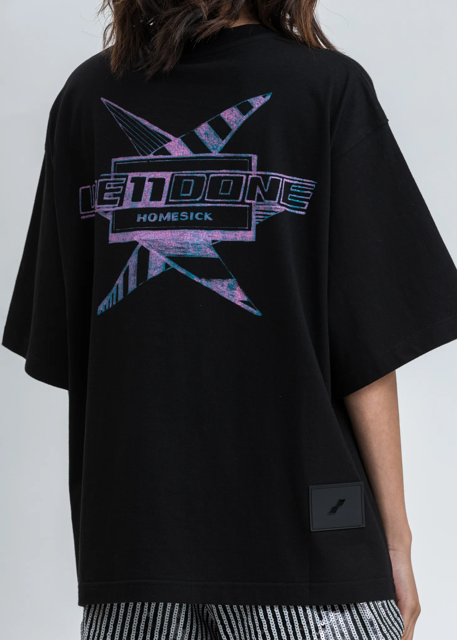 Black Multi Color Logo T-Shirt - Image 5