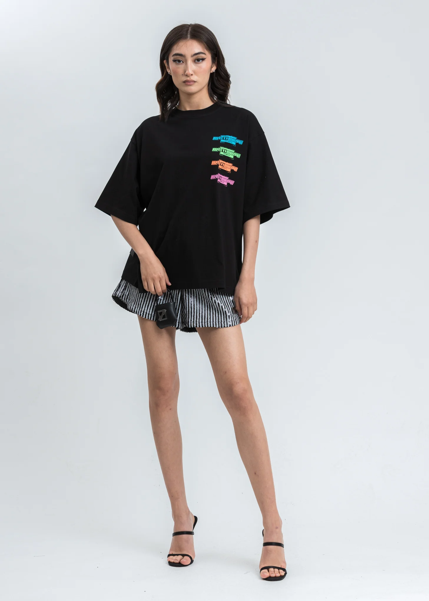 Black Multi Color Logo T-Shirt - Image 6