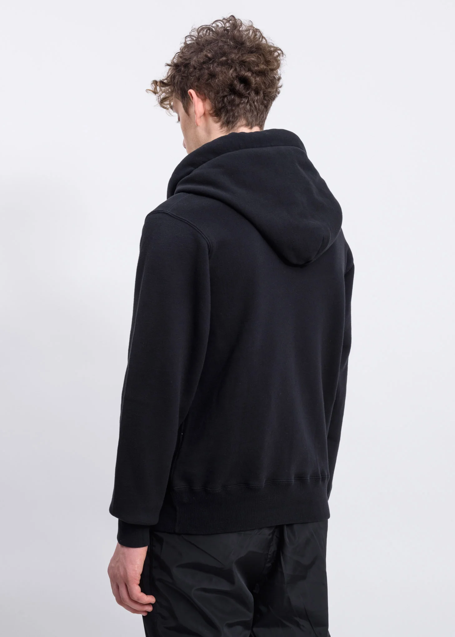 Black Multi Cord Logo Hoodie - Image 3