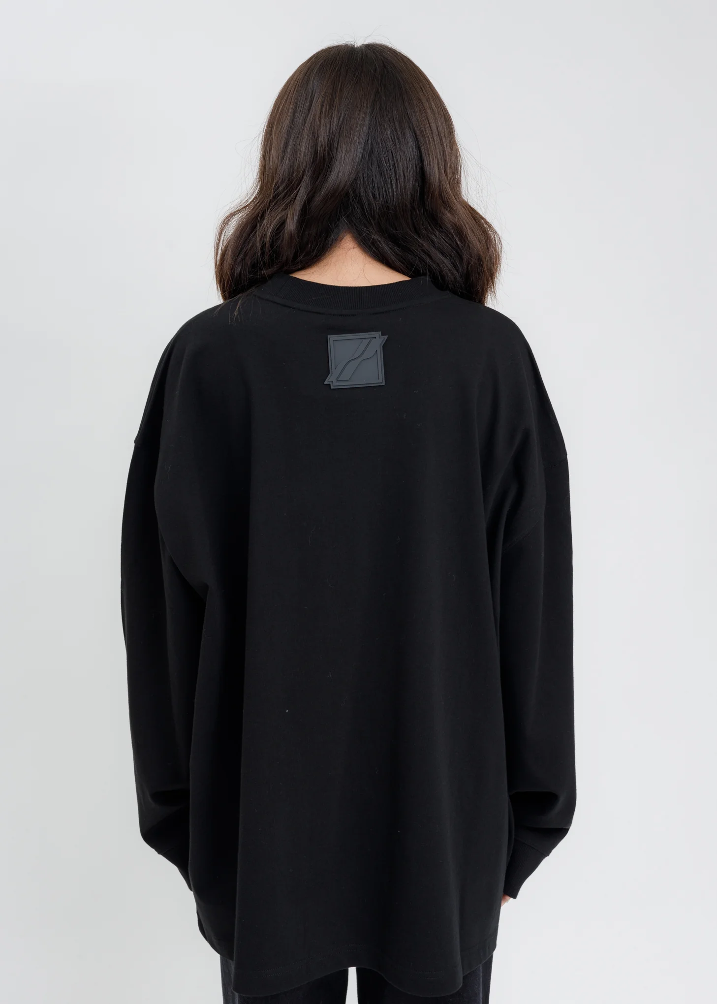 Black Multicolor Crystal Logo Long Sleeves - Image 2