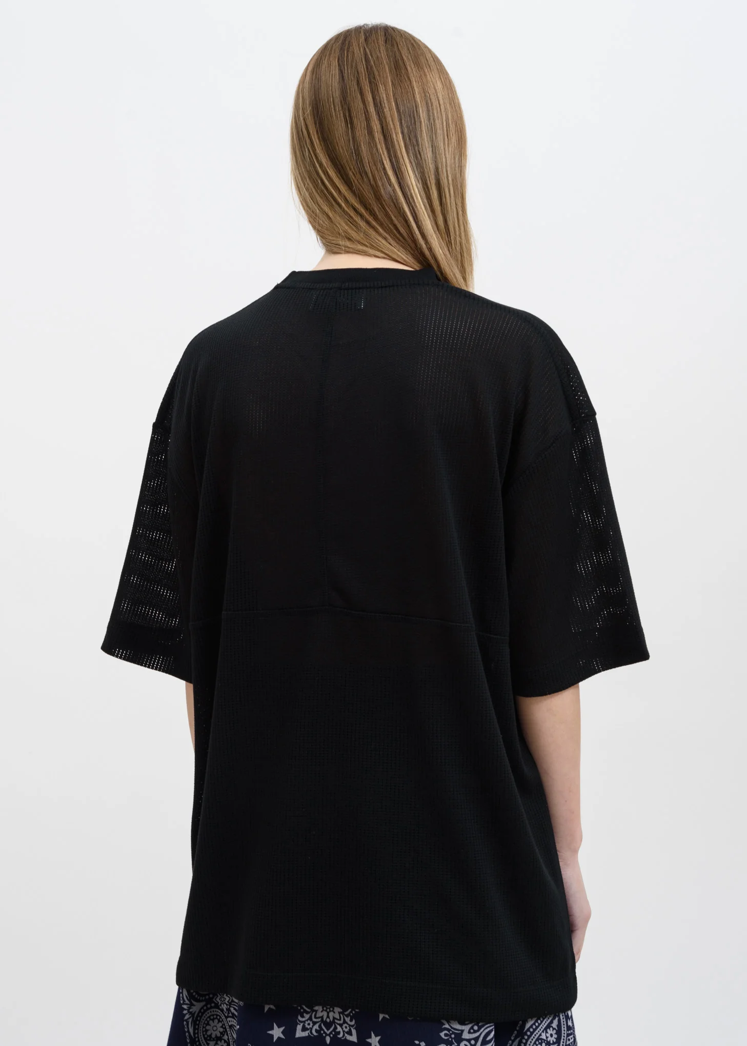 Black Museum Mesh T-Shirt - Image 3