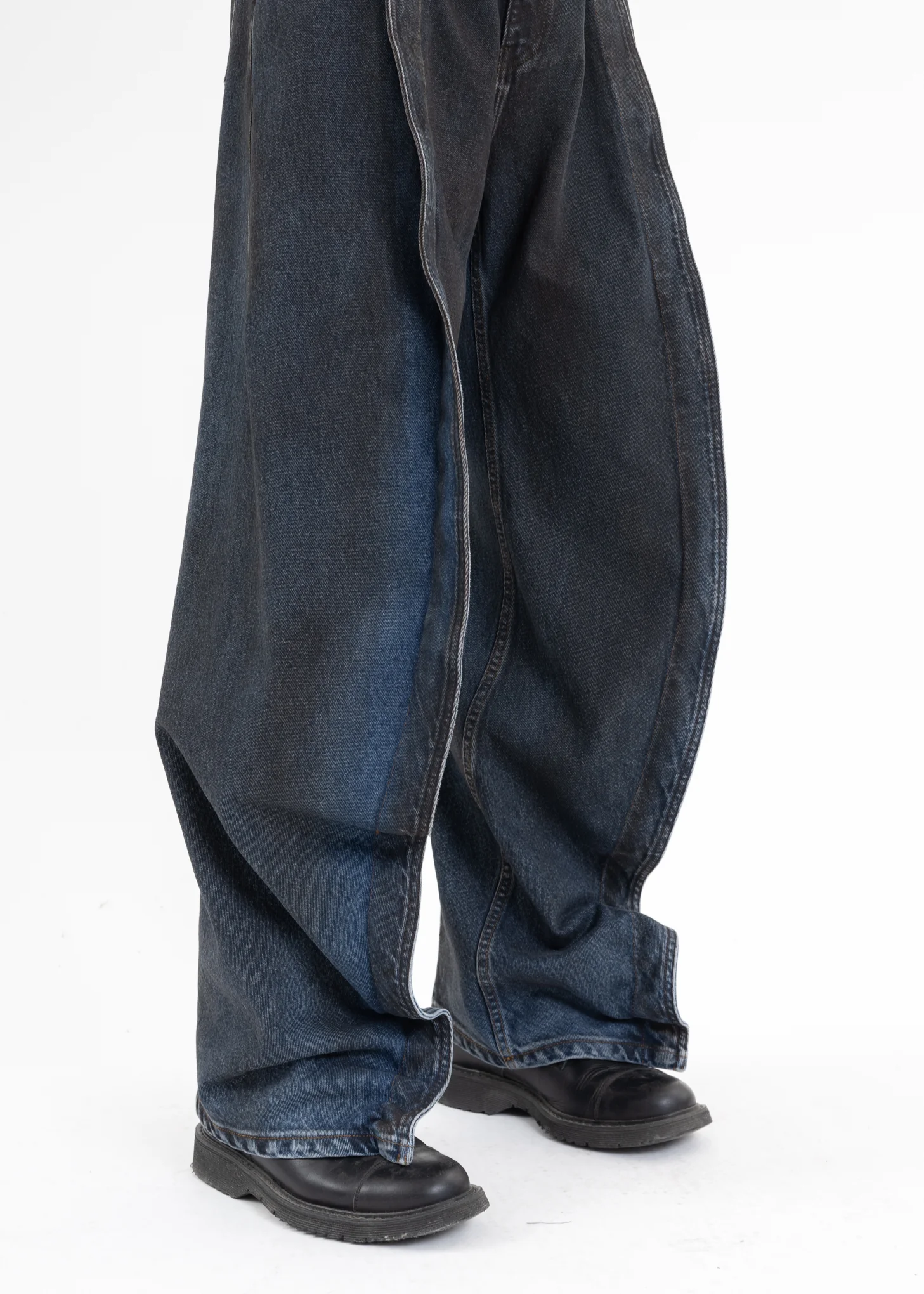 BLACK / NAVY BANANA JEANS - Image 5