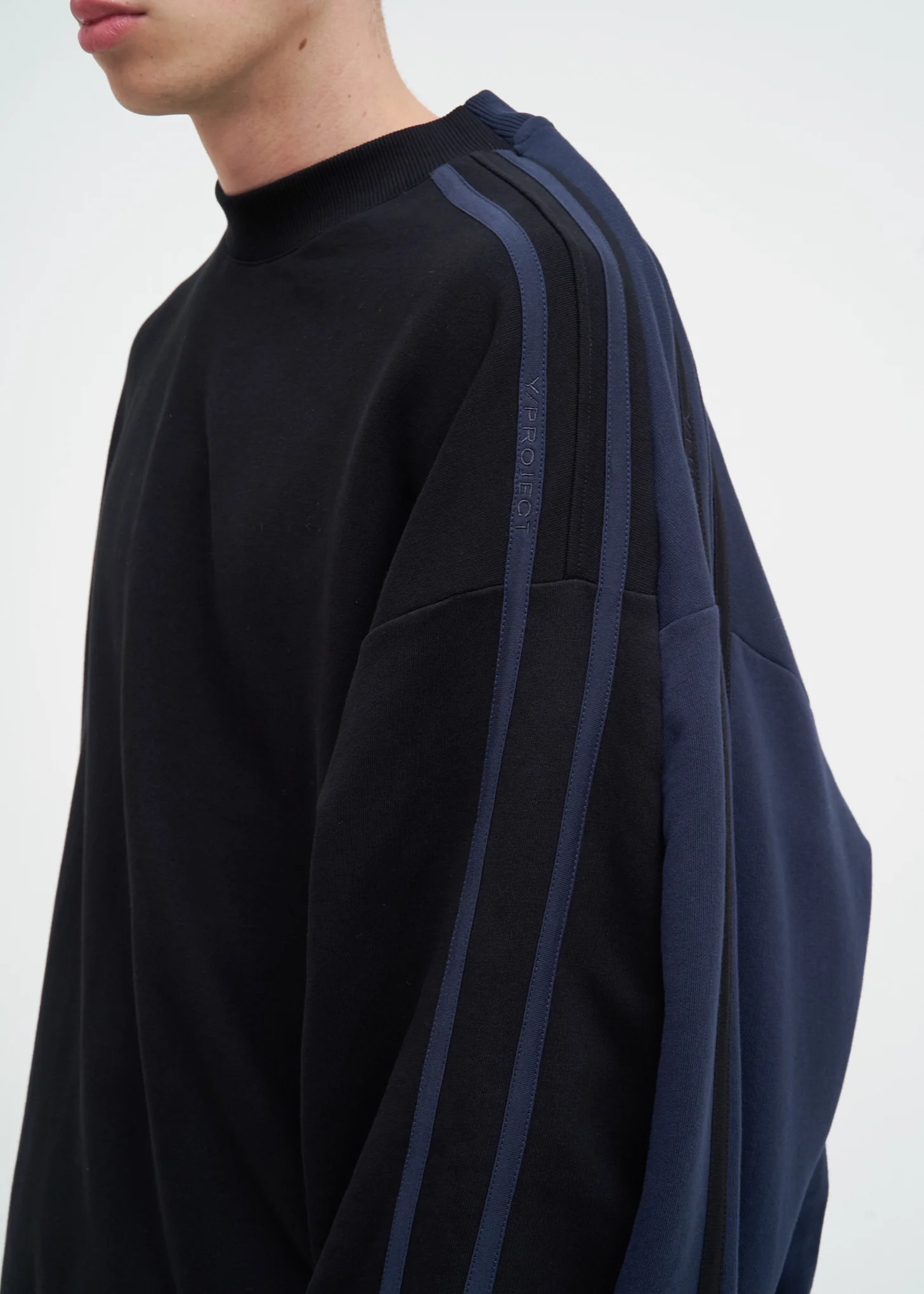 Black & Navy Double Sweatshirt - Image 3
