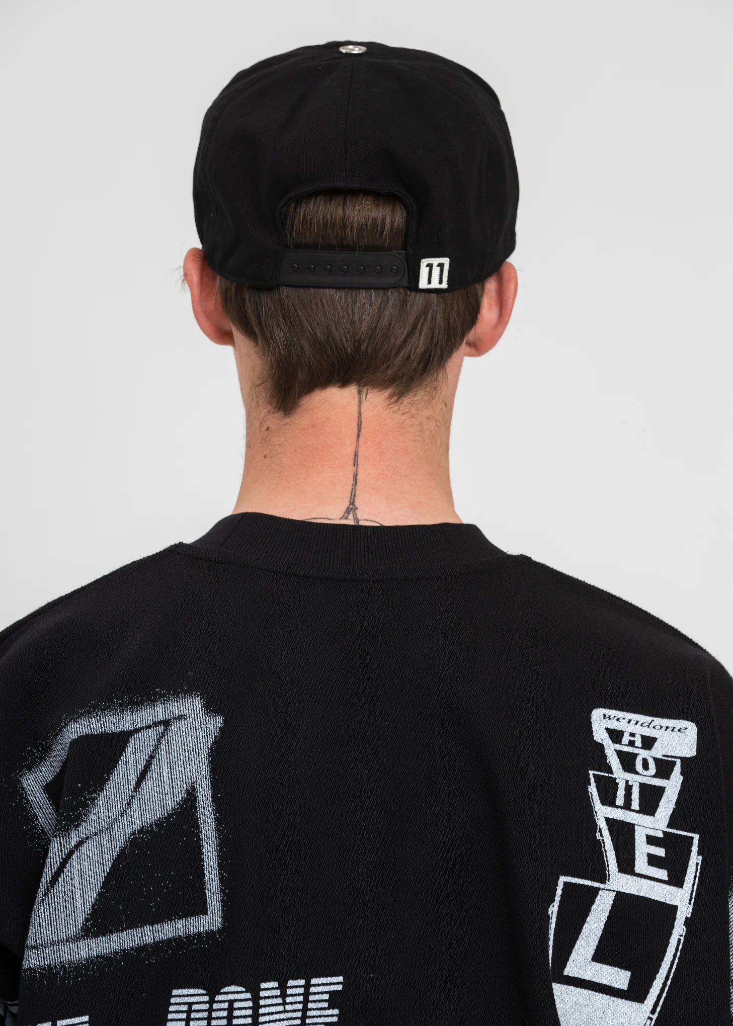 Black Neon Patch Embroidered Cap - Image 3