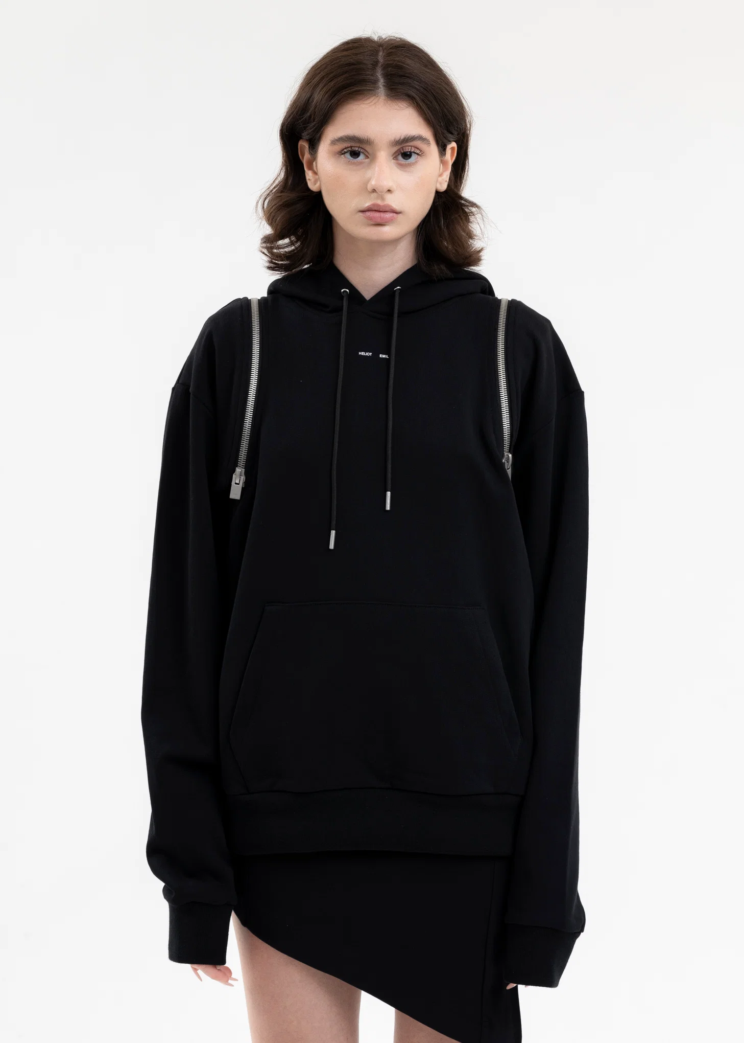BLACK NEREUS HOODIE