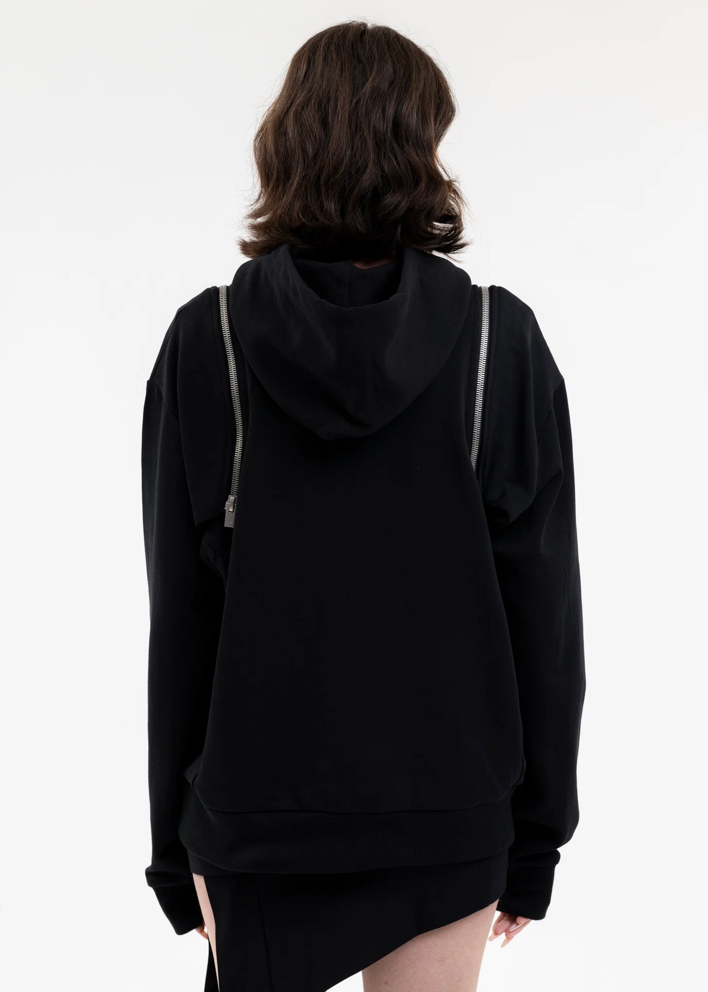 BLACK NEREUS HOODIE - Image 4