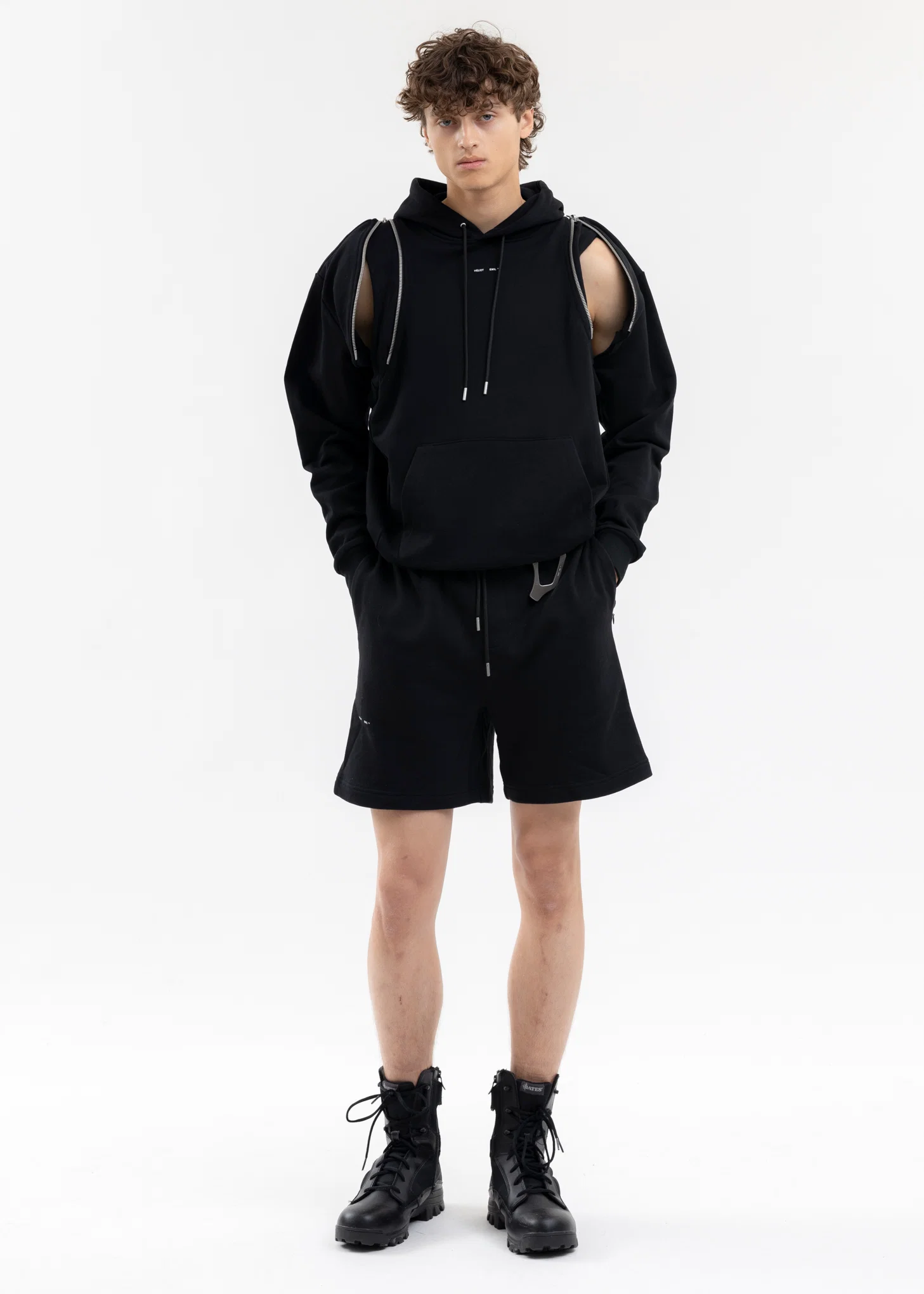 BLACK NEREUS HOODIE - Image 10