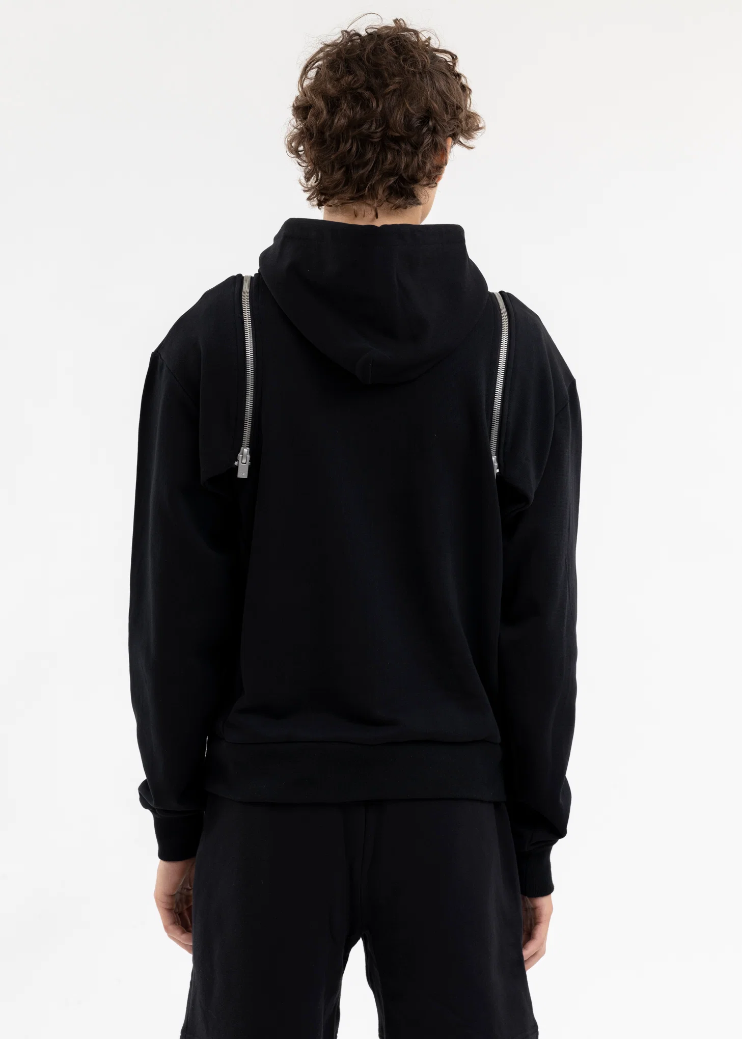 BLACK NEREUS HOODIE - Image 4