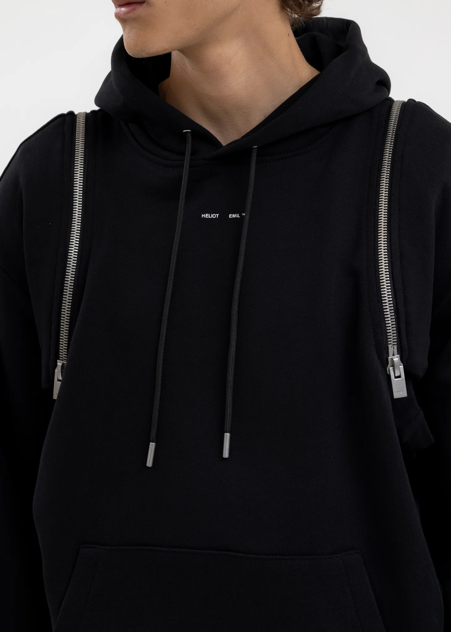 BLACK NEREUS HOODIE - Image 6