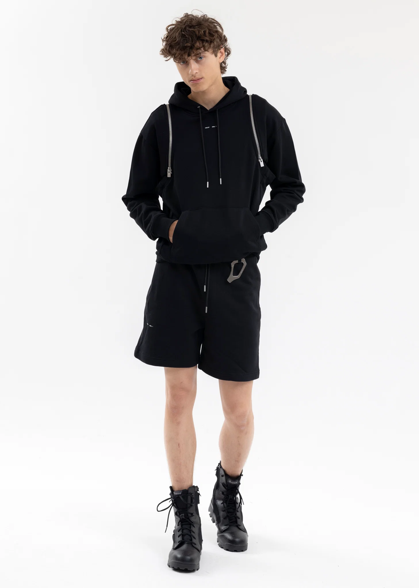 BLACK NEREUS HOODIE - Image 8