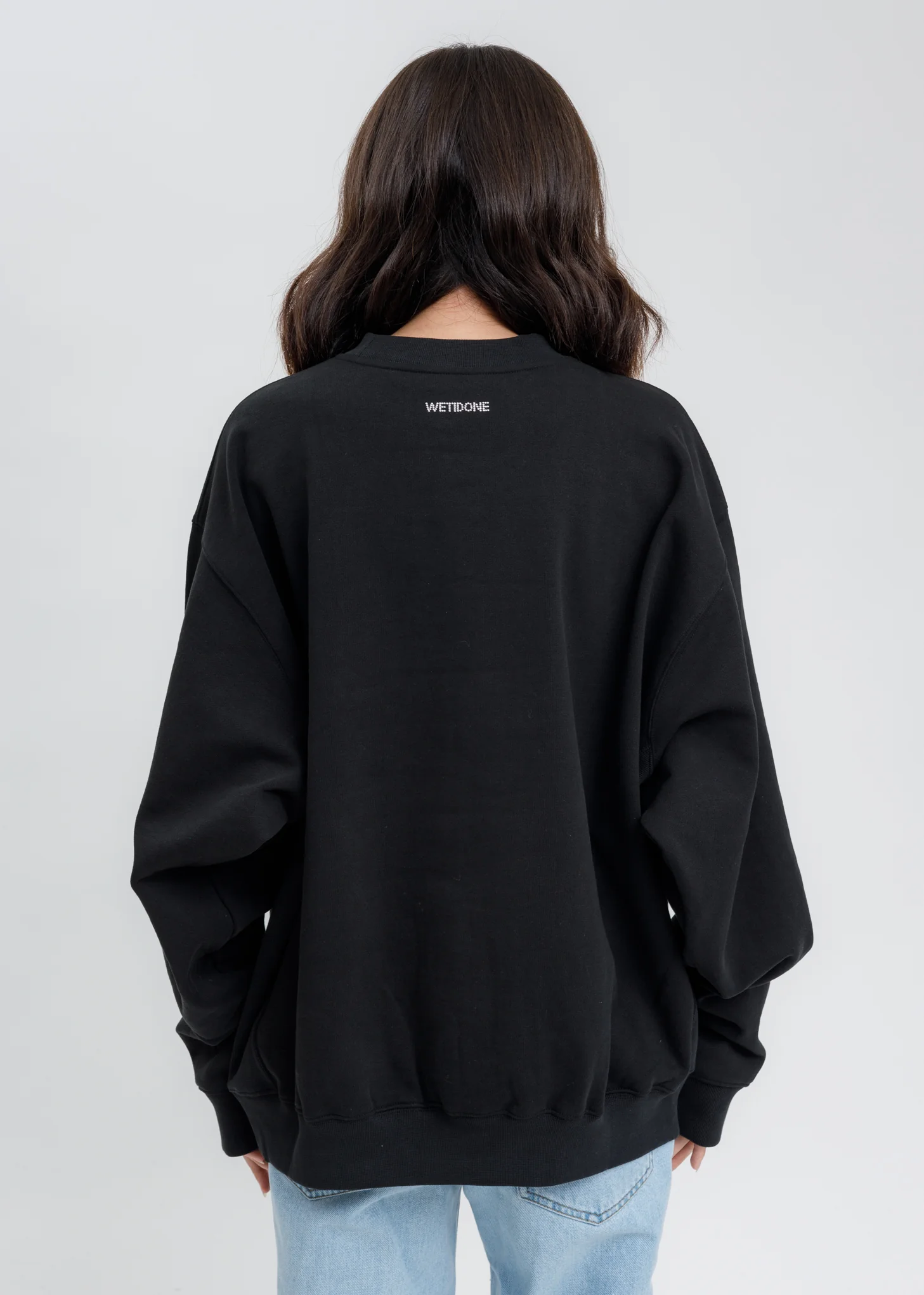 Black New Logo Embroidered Sweatshirt - Image 4
