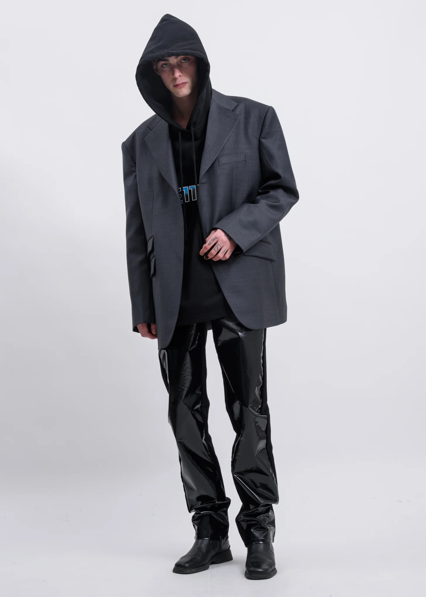 Black New Logo Hoodie - Image 4