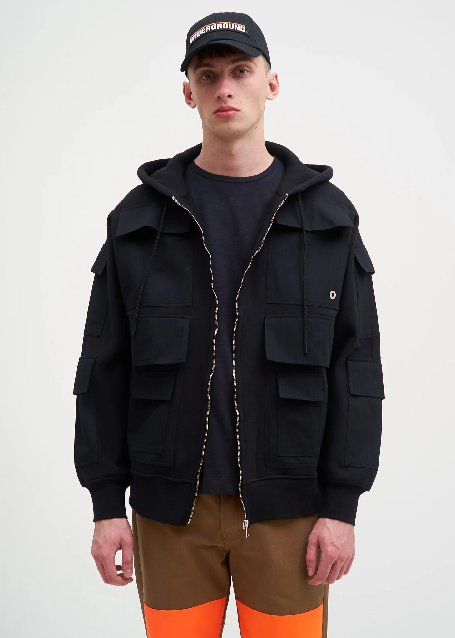 Black New York Times Stream Hoodie - Image 2