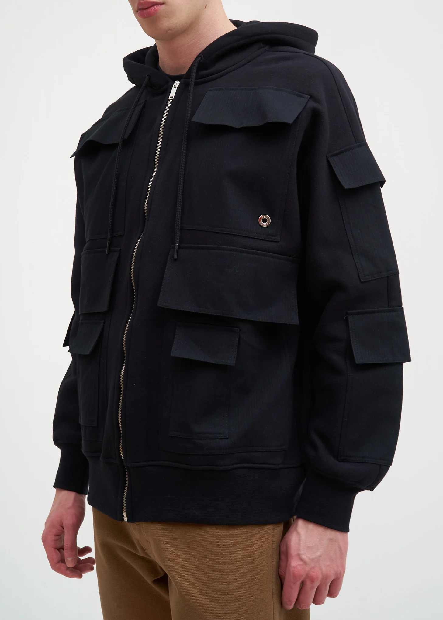 Black New York Times Stream Hoodie - Image 4