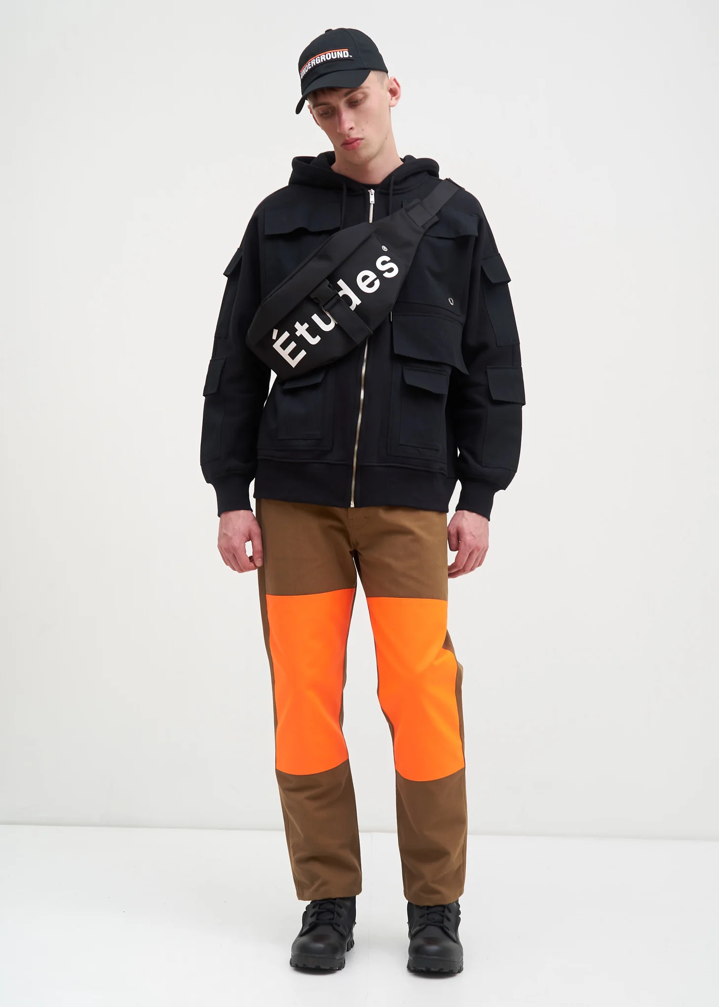 Black New York Times Stream Hoodie - Image 5
