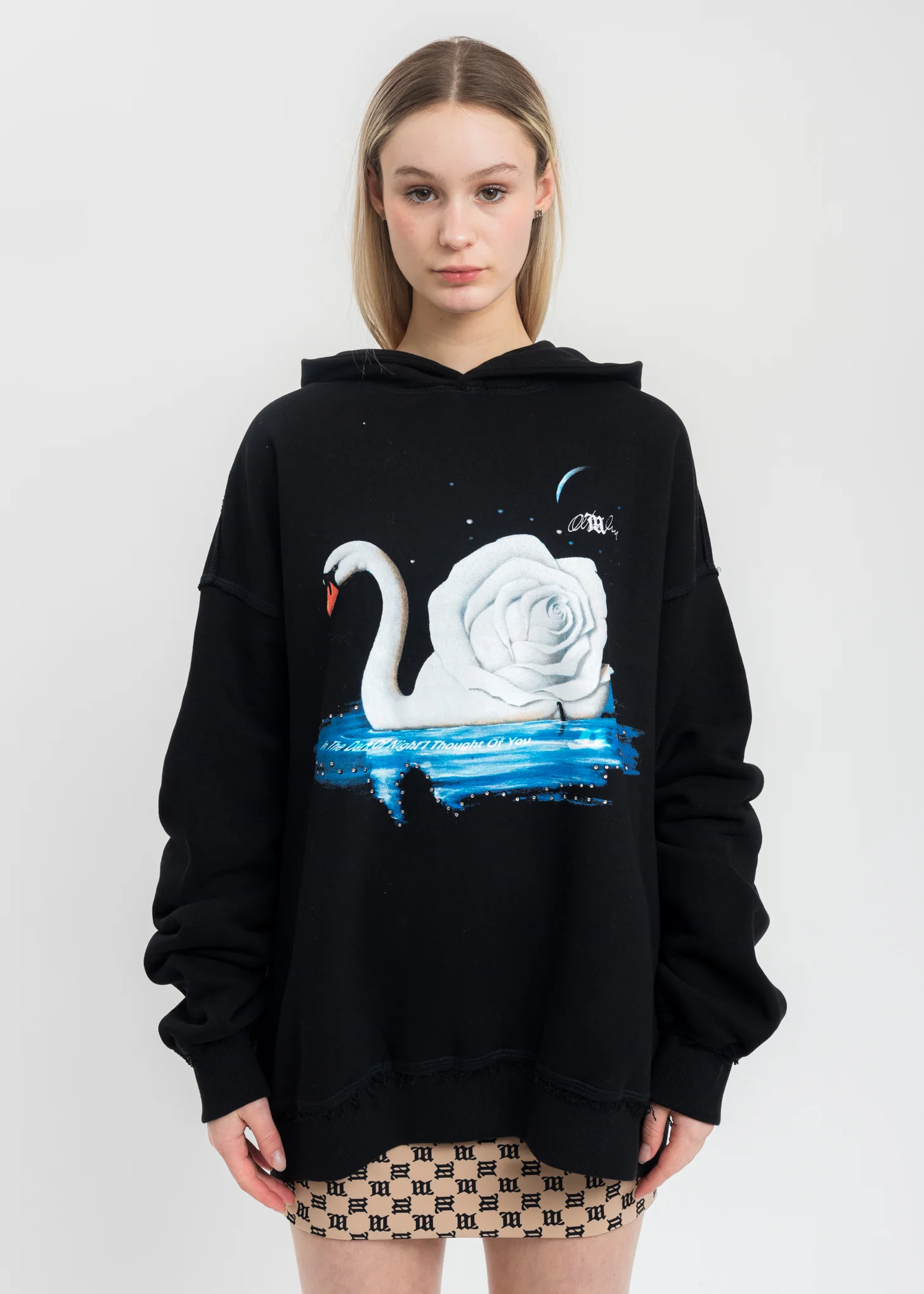 Black Night Swan Hoodie