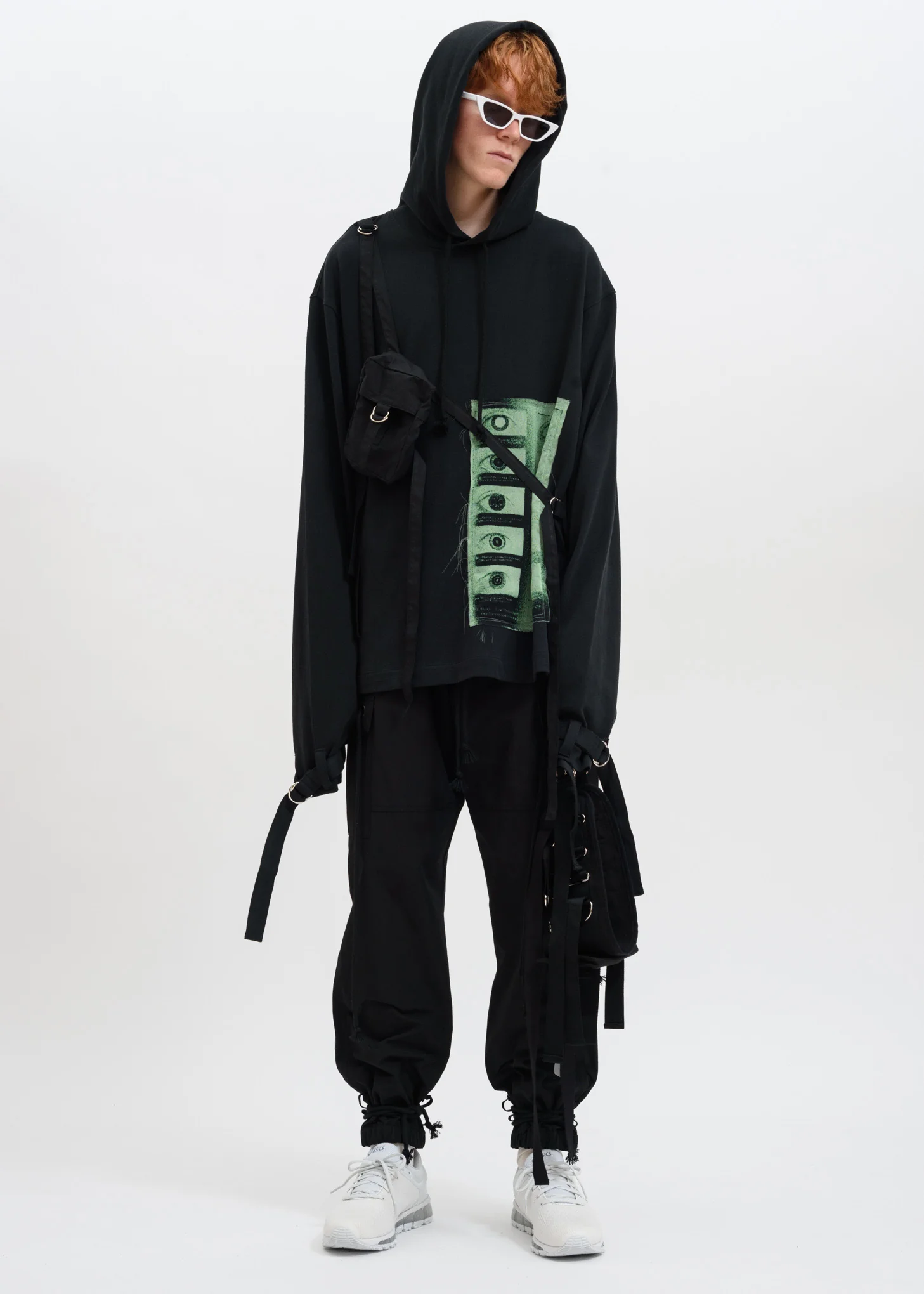 Black Night Vision Hoodie w/ Bag - Image 5