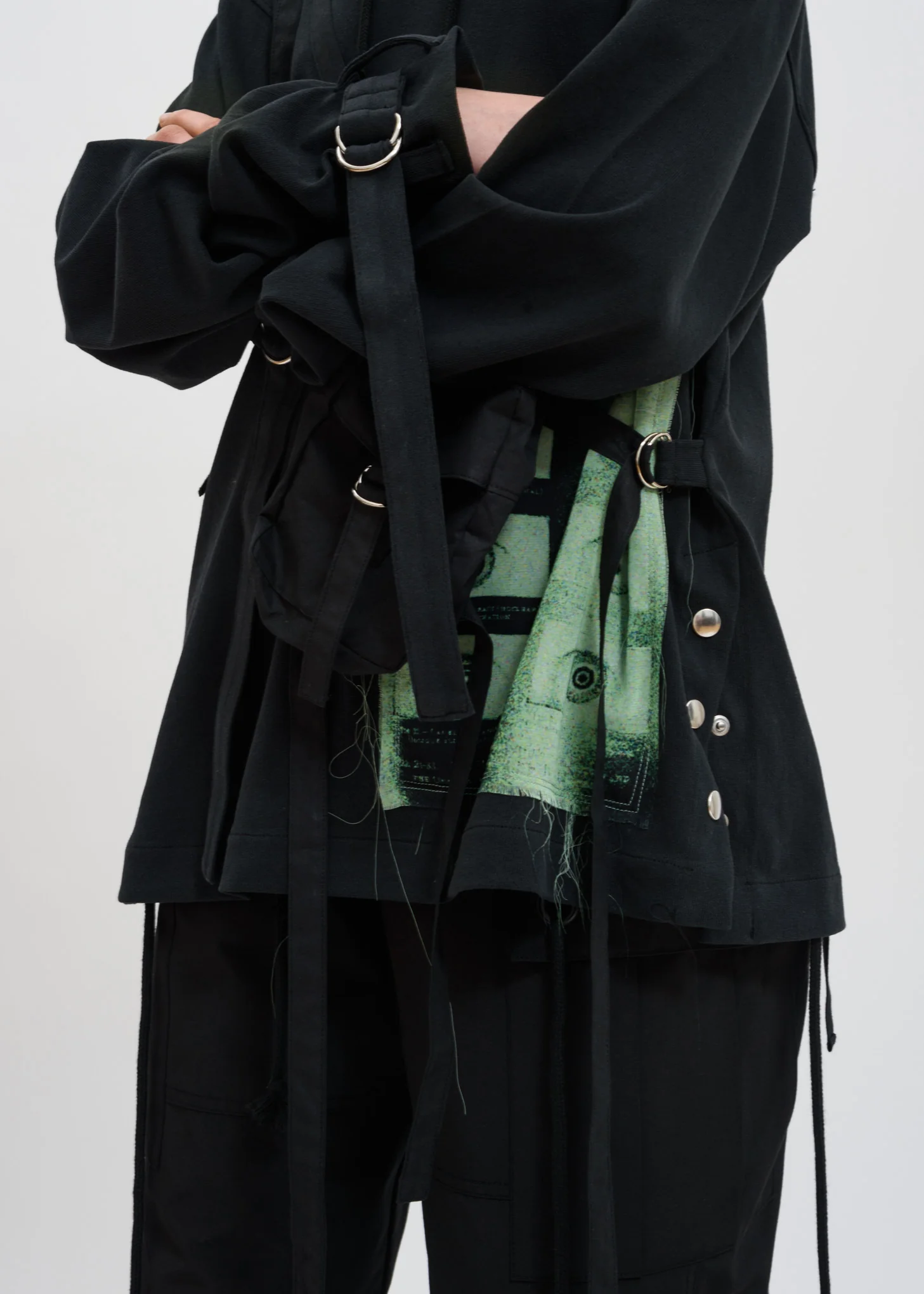 Black Night Vision Hoodie w/ Bag - Image 3