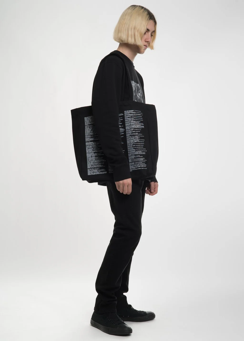 Black No Muzik Sweatshirt - Image 6