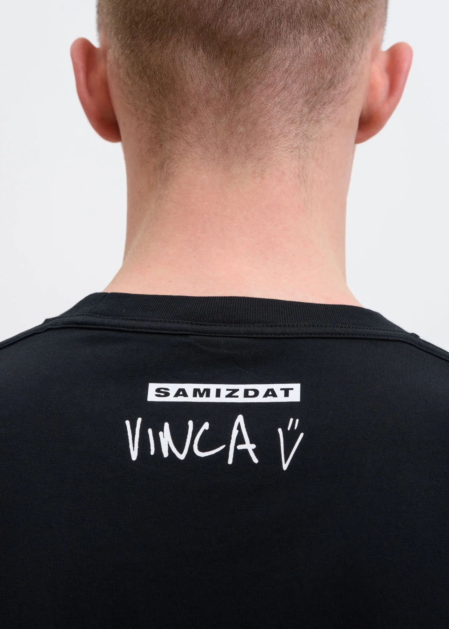 Black “NO SYSTEM” T-Shirt - Image 2