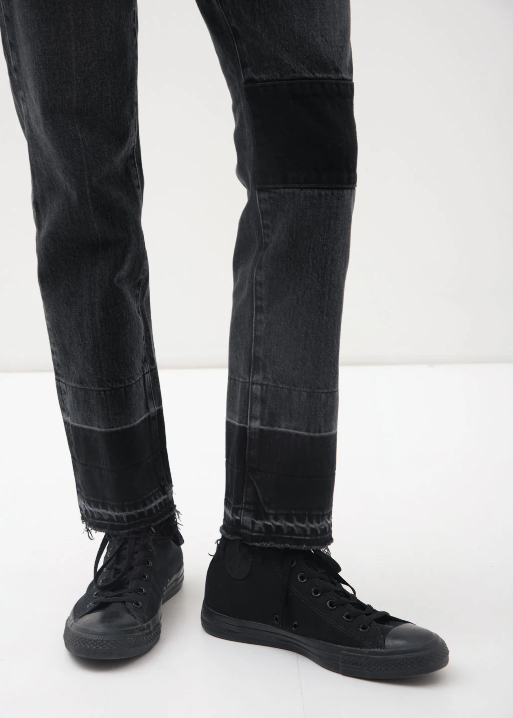 Black NOBO Patch Denim Jeans - Image 5
