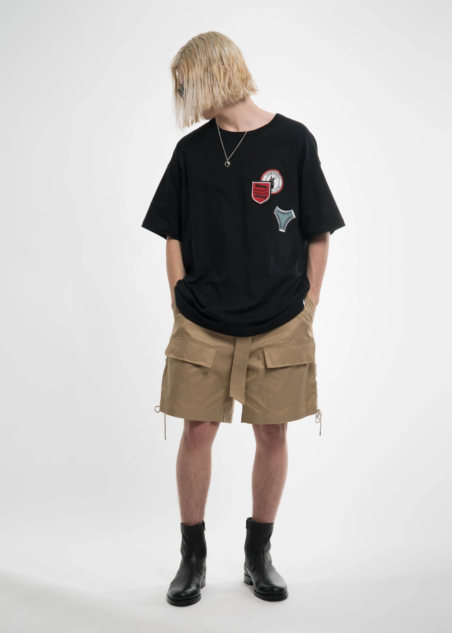 Black Northern Soul Patches T-Shirt