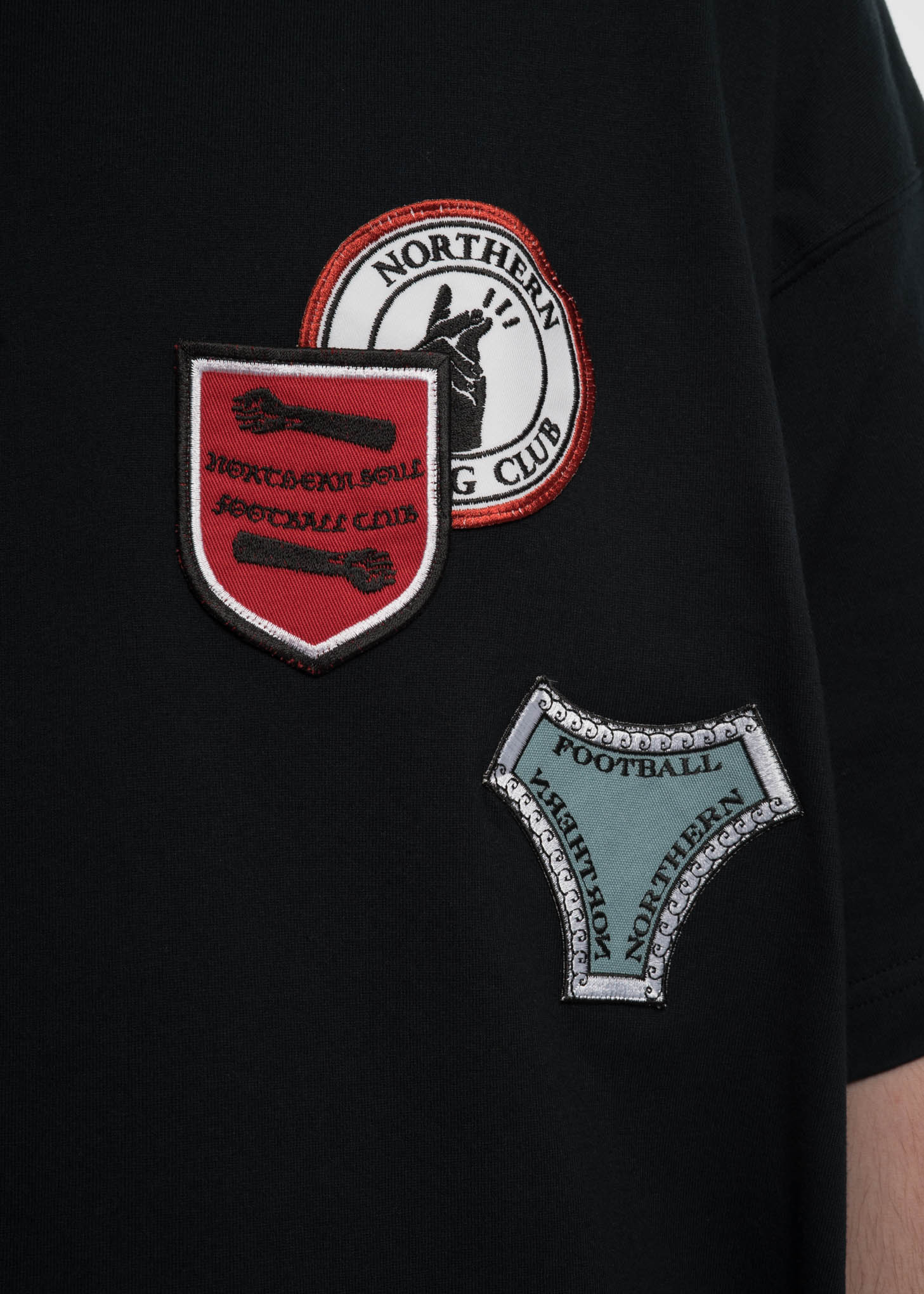 Black Northern Soul Patches T-Shirt - Image 4