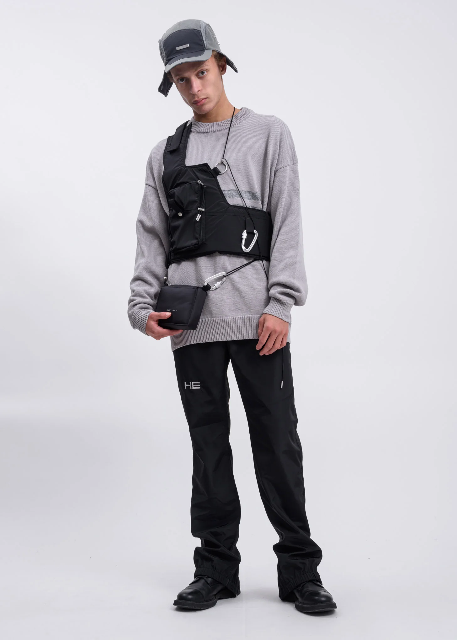 Black Nylon Pouch - Image 3